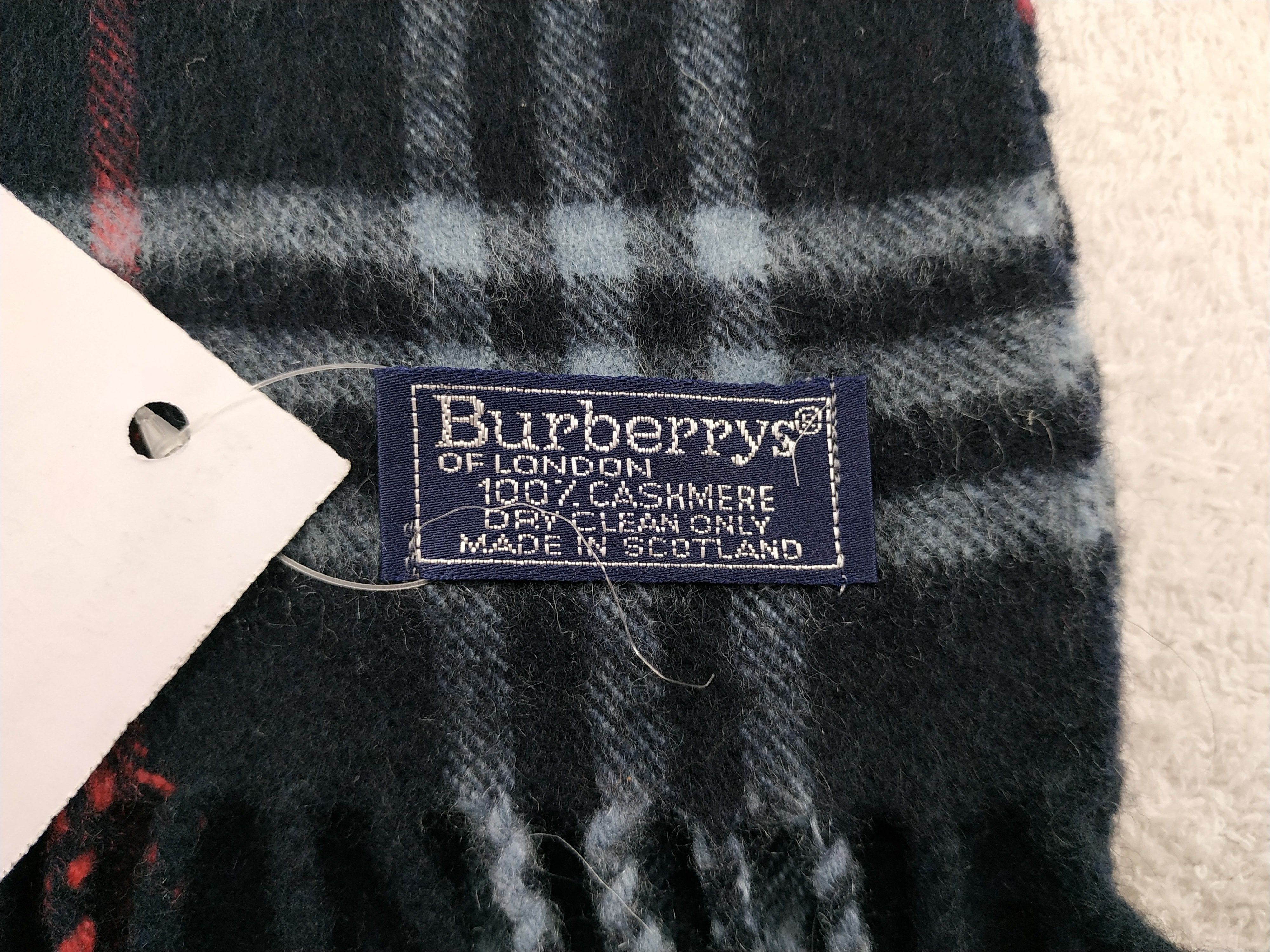 Burberry × Vintage Burberry Scarf / Muffler / Neckwear - WW221 Size ONE SIZE - 6 Thumbnail