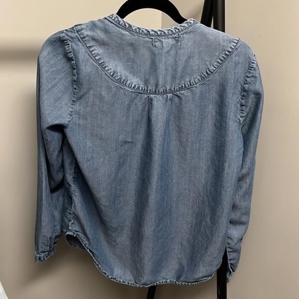 Designer Cloth and Stone chambray top Size XS / US 0-2 / IT 36-38 - 8 Thumbnail