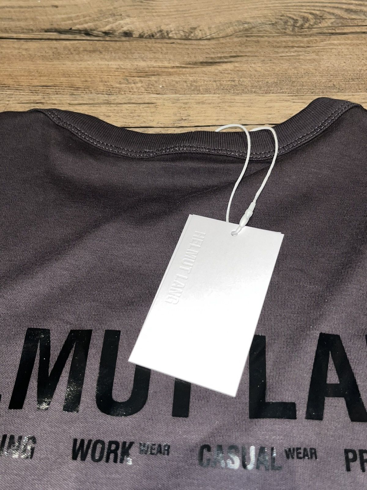 Helmut Lang Helmut Lang Apex Fitted Espresso Long Sleeve Tee Size US M / EU 48-50 / 2 - 3 Thumbnail