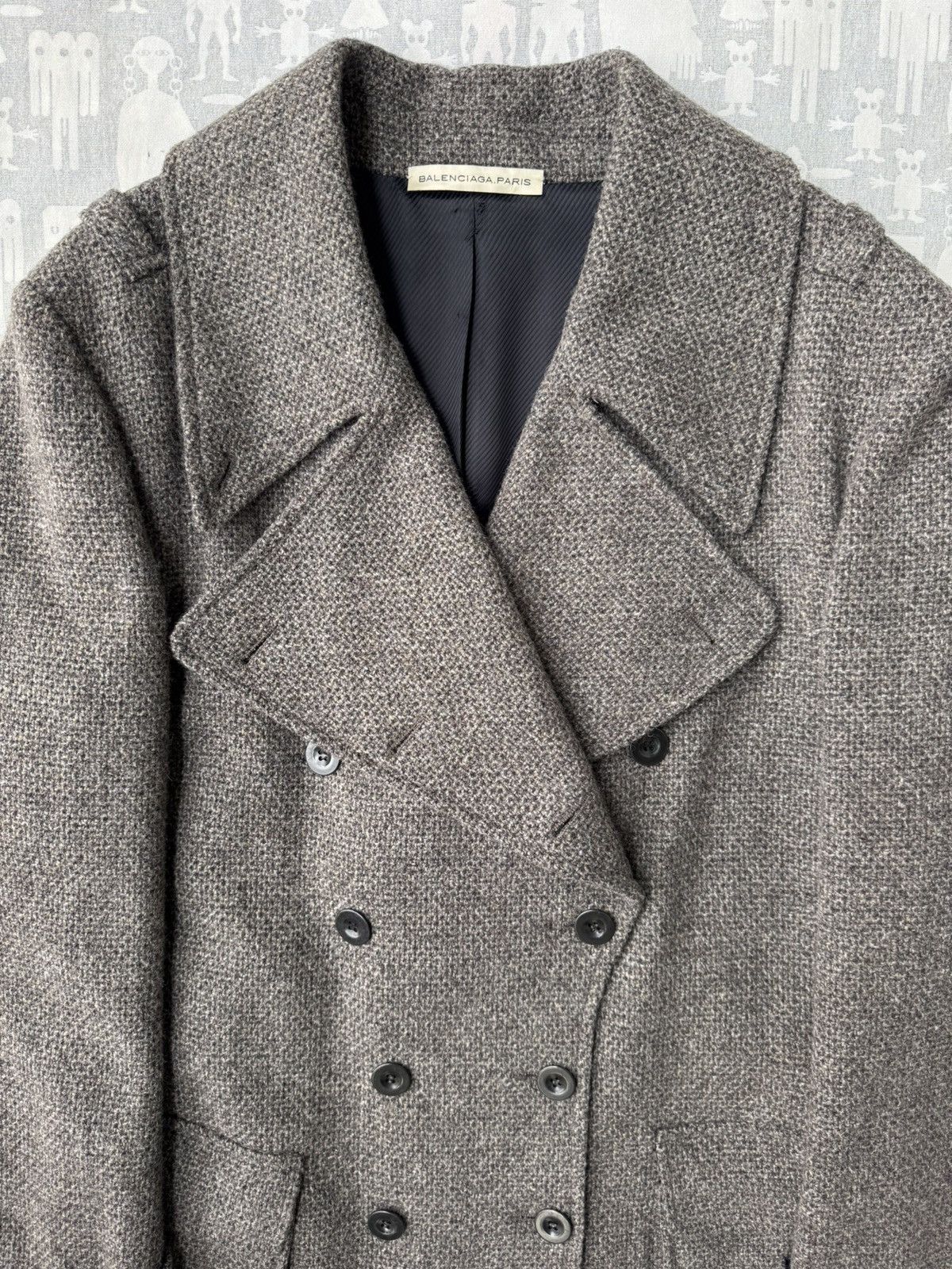 Balenciaga Balenciaga AW04 Double Breasted Belted Military Wool Coat Size US S / EU 44-46 / 1 - 2 Thumbnail