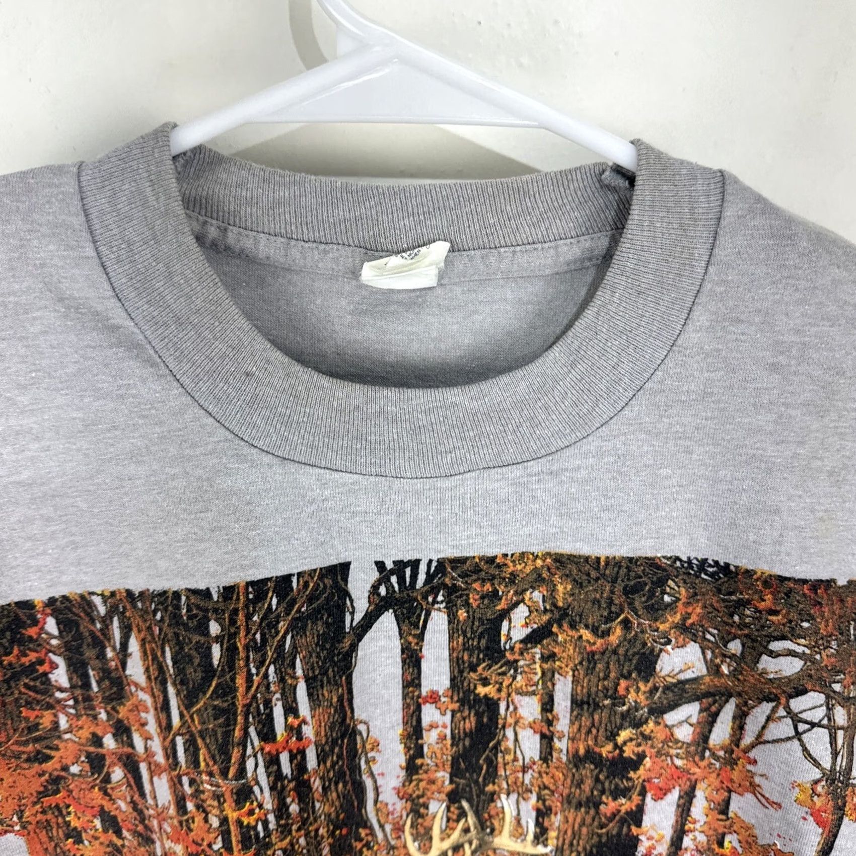 Vintage VINTAGE Bloopers Shirt Mens XL Gray Michael Sieve Graphic Art Deer Nature Animal Size US XL / EU 56 / 4 - 4 Thumbnail