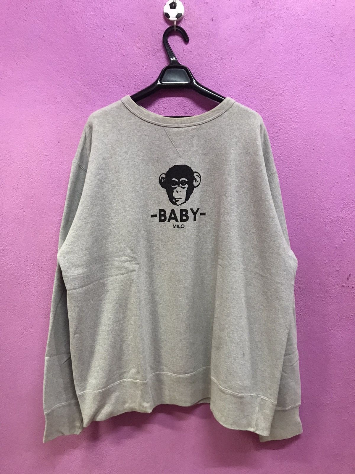 Bape Baby Milo Crewneck Size US XL / EU 56 / 4 - 1 Thumbnail