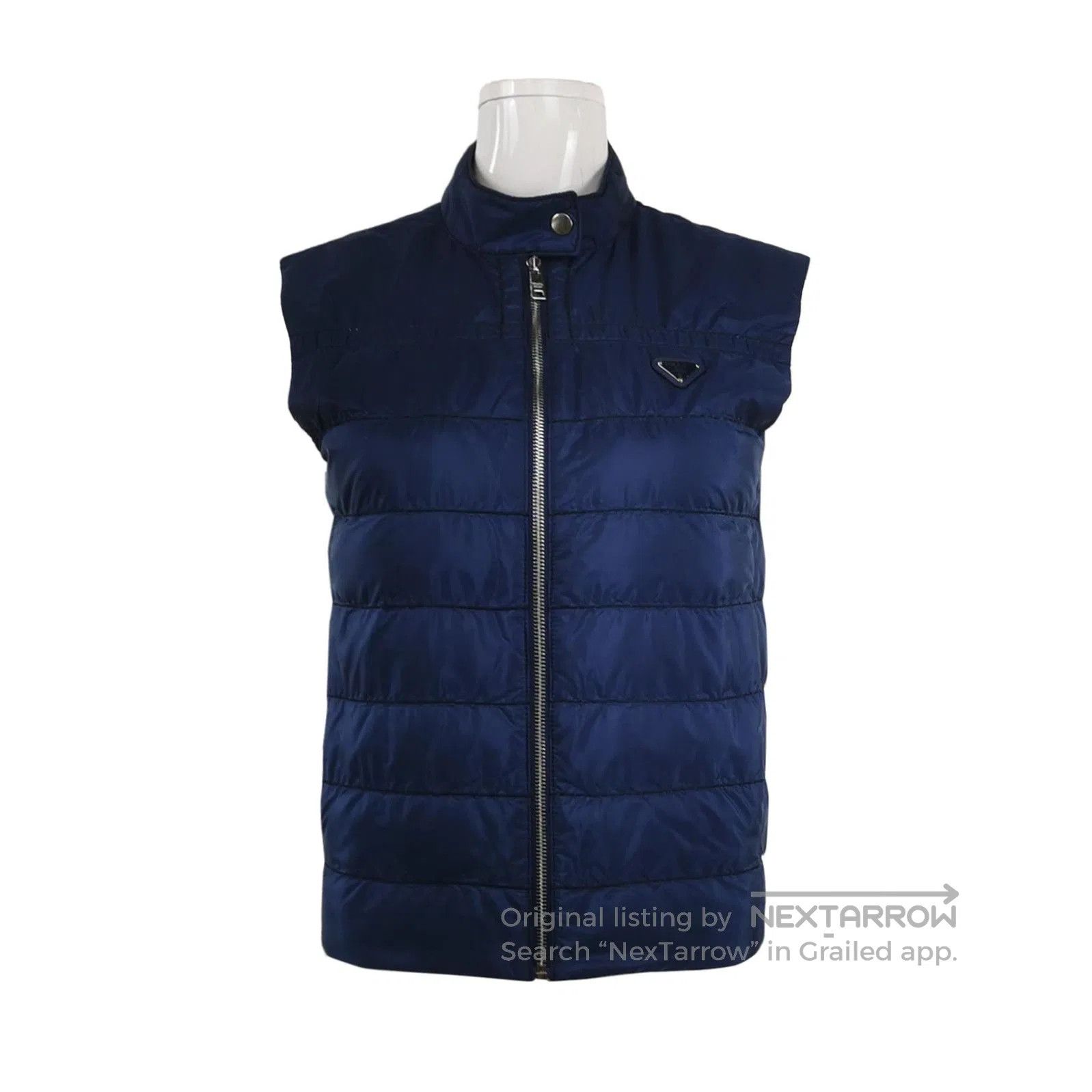 Prada Prada Navy Padded Sleeveless Vest . Size M / US 6-8 / IT 42-44 - 1 Thumbnail