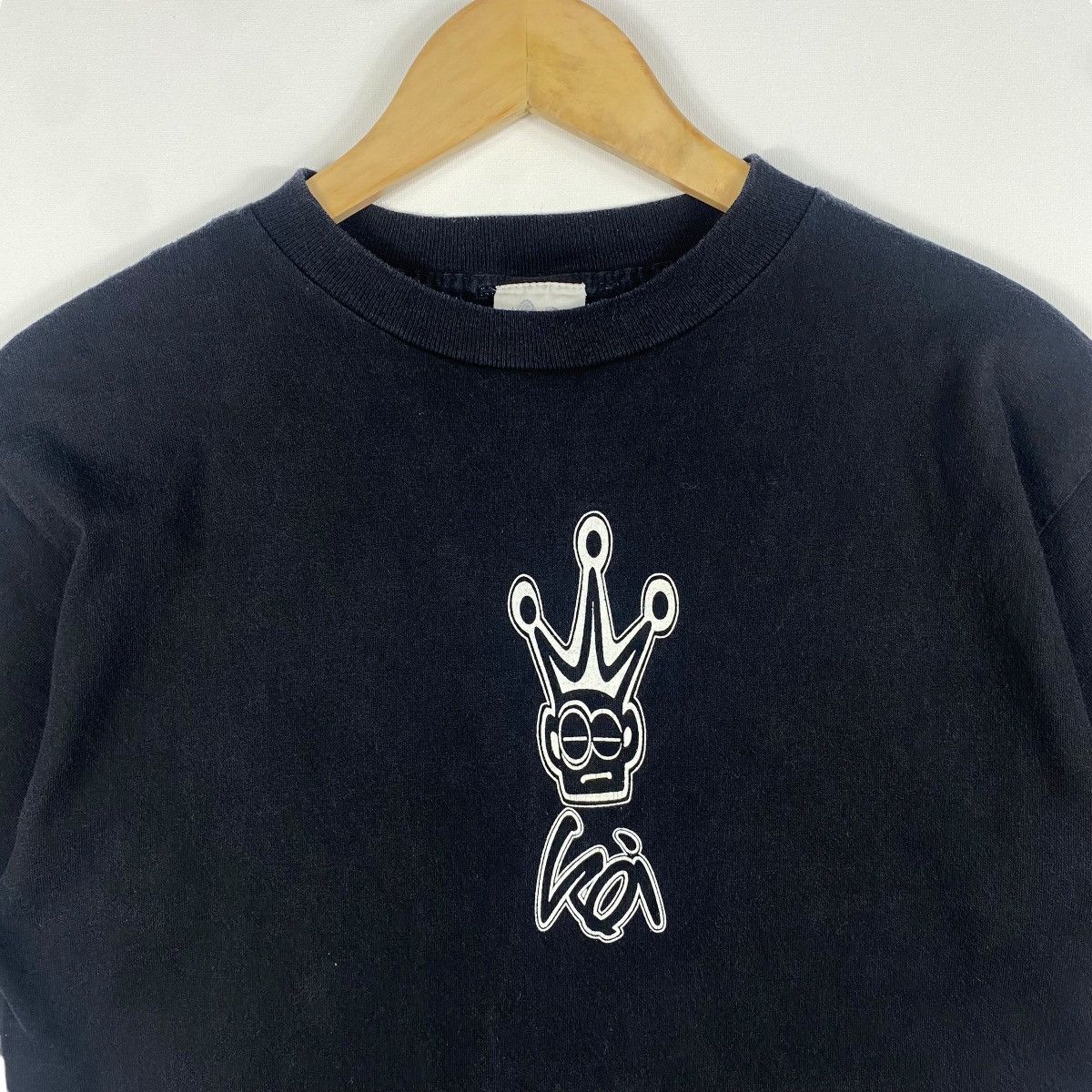 Kings Of Indigo × Vintage Vintage 90's KOI Graphic Streetwear Skate Brand Tee Shirt Size US L / EU 52-54 / 3 - 6 Thumbnail