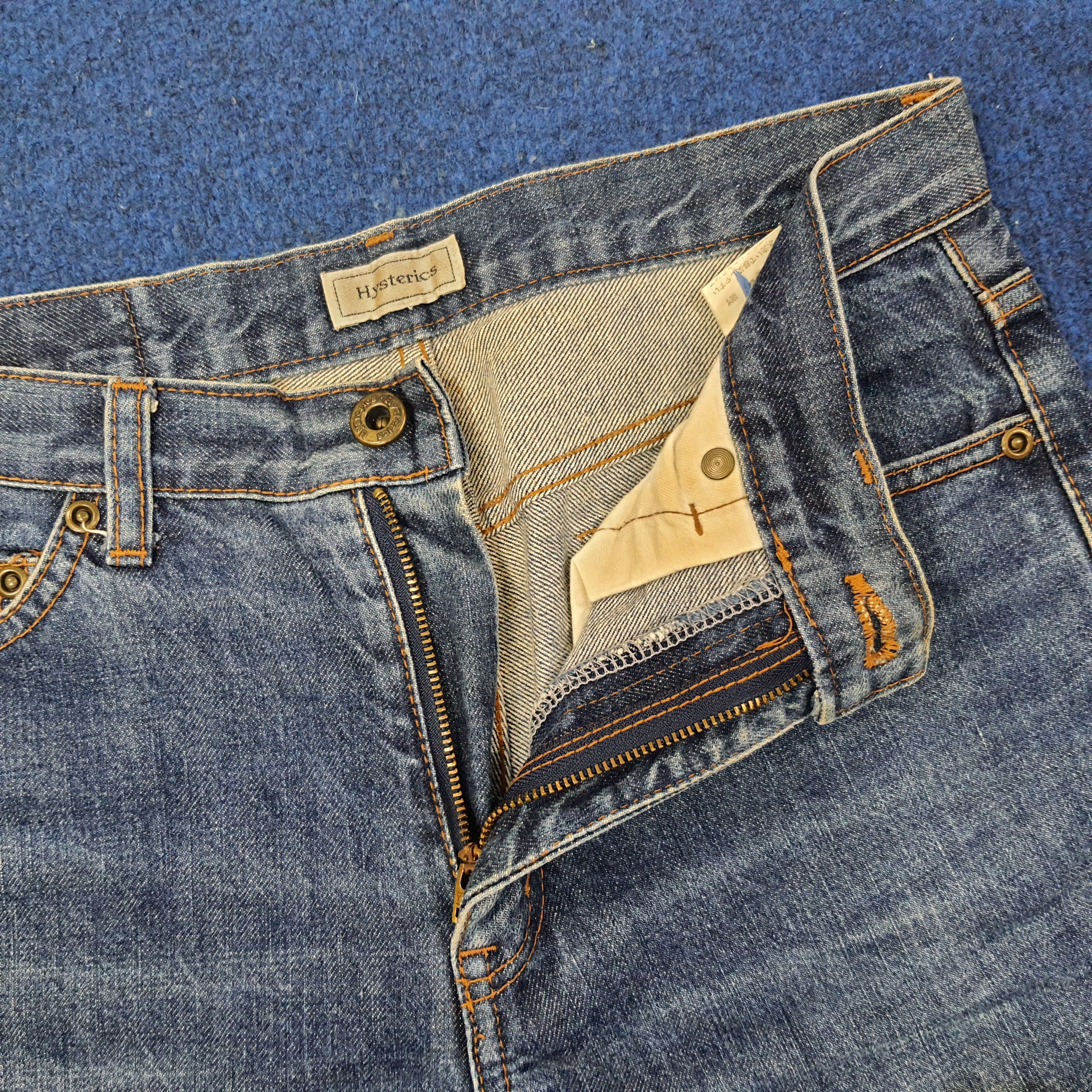 Hysteric Glamour Vintage Hysterics Raiders Jeans Custom Logo Jeans C244N13 Size US 29 - 5 Thumbnail
