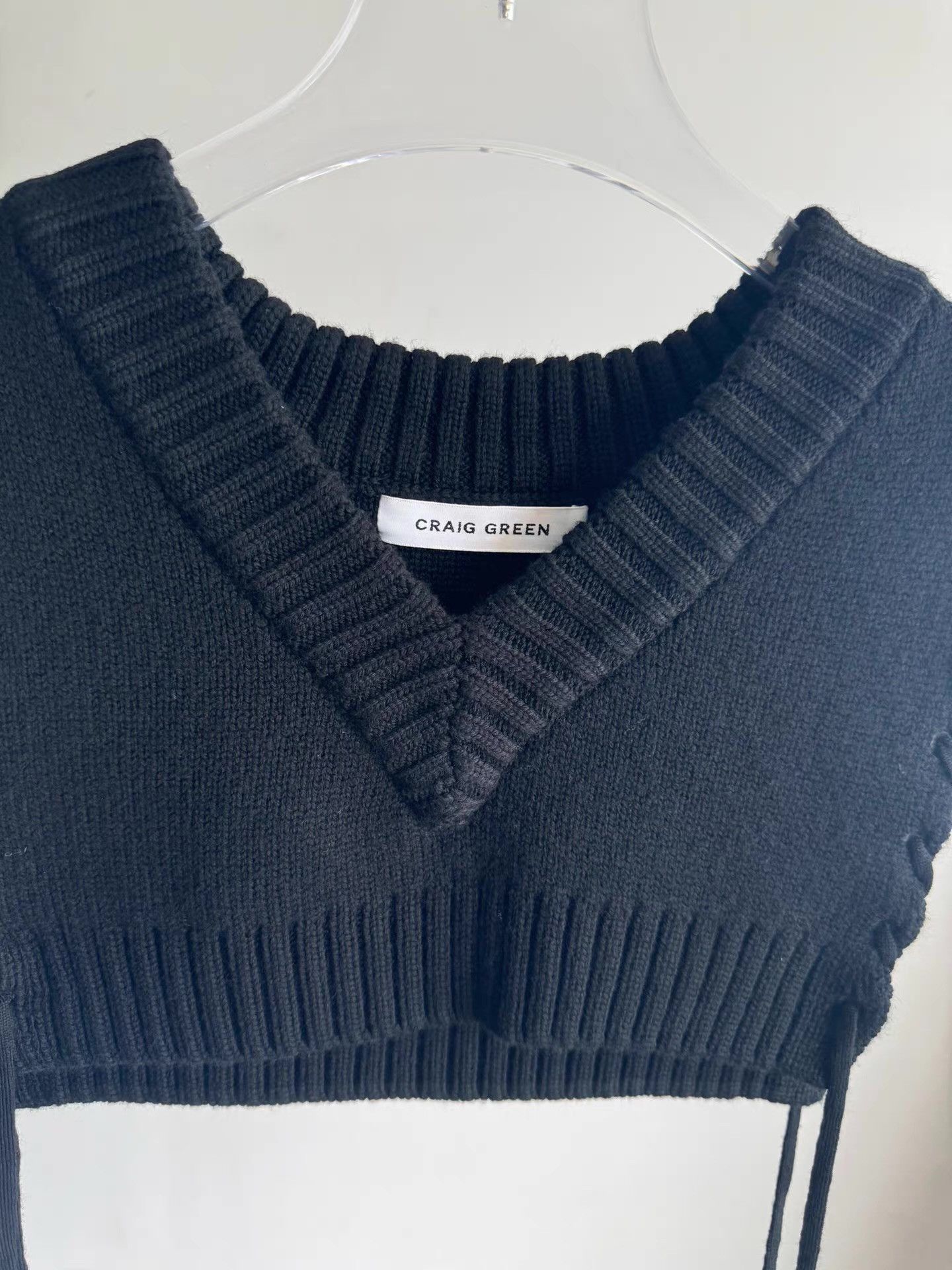 Craig Green CRAIG GREEN Wool Knit Vest Q17 Size M / US 6-8 / IT 42-44 - 3 Thumbnail