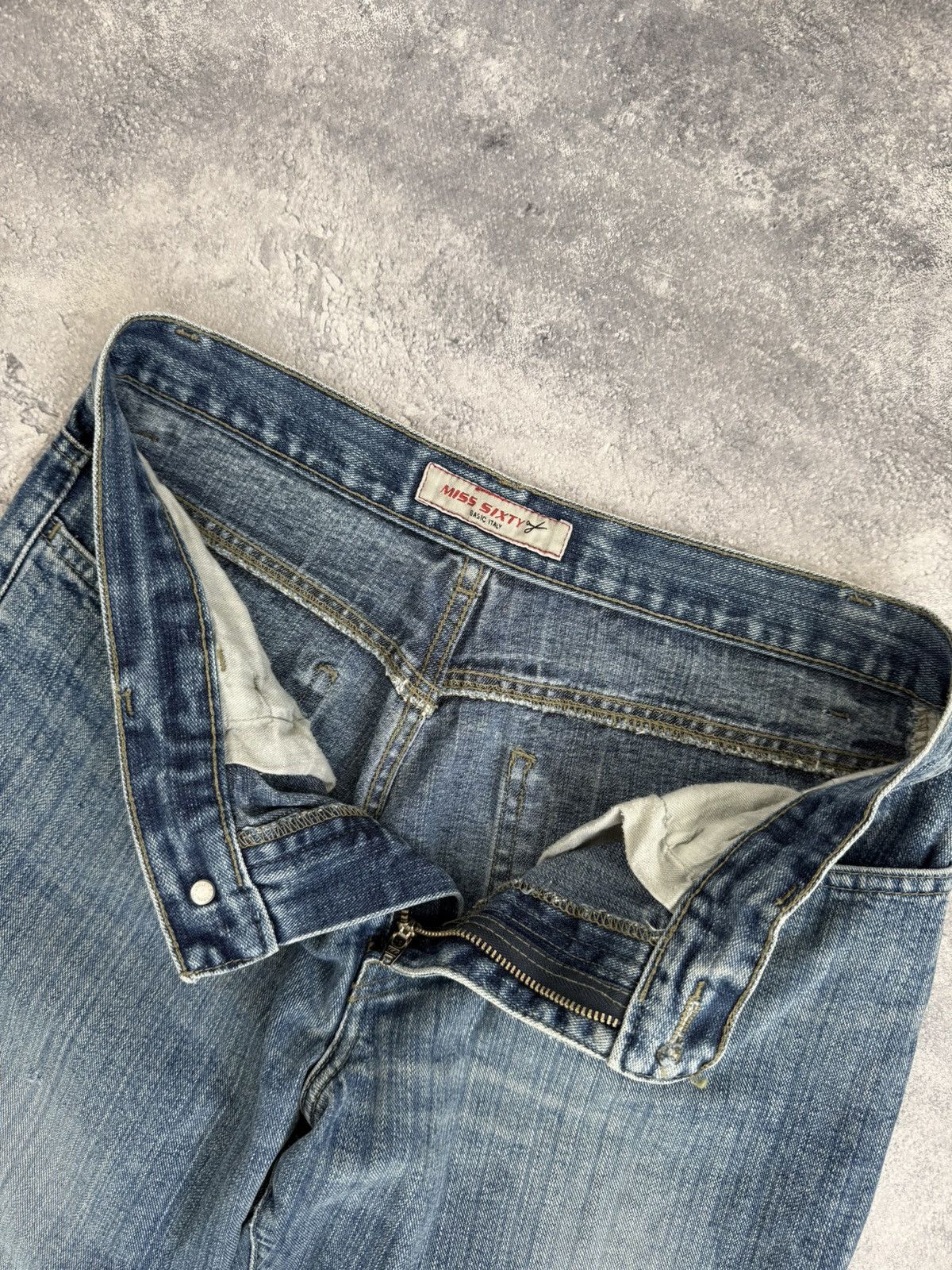 Miss Sixty Vintage Y2K Miss Sixty Flared Low Rise Jeans Hype Streetwear Size 29" - 22 Thumbnail
