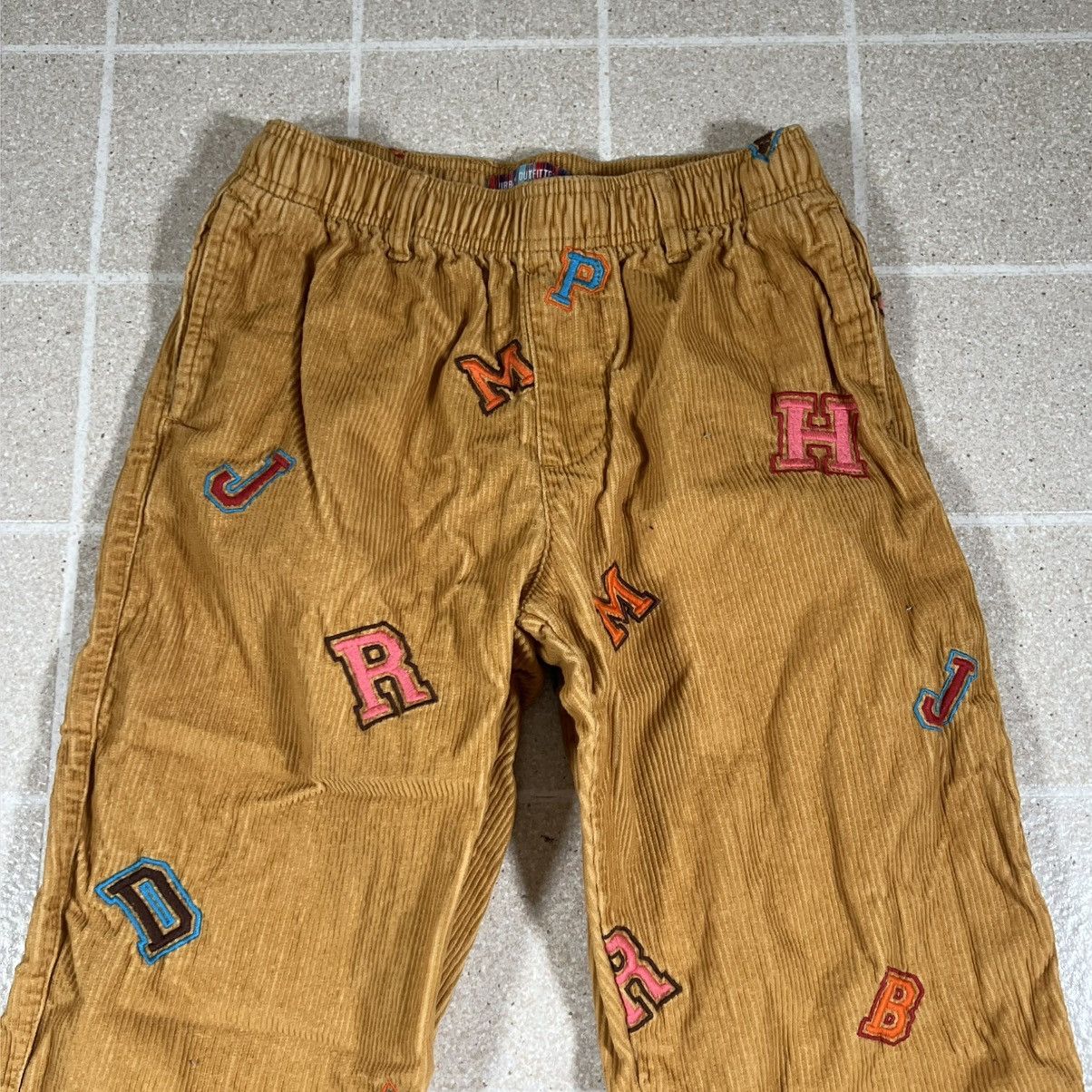 Urban Outfitters Urban Outfitters Embroidered Letter Corduroy Beach Pant Sm Size US 26 / EU 42 - 2 Thumbnail