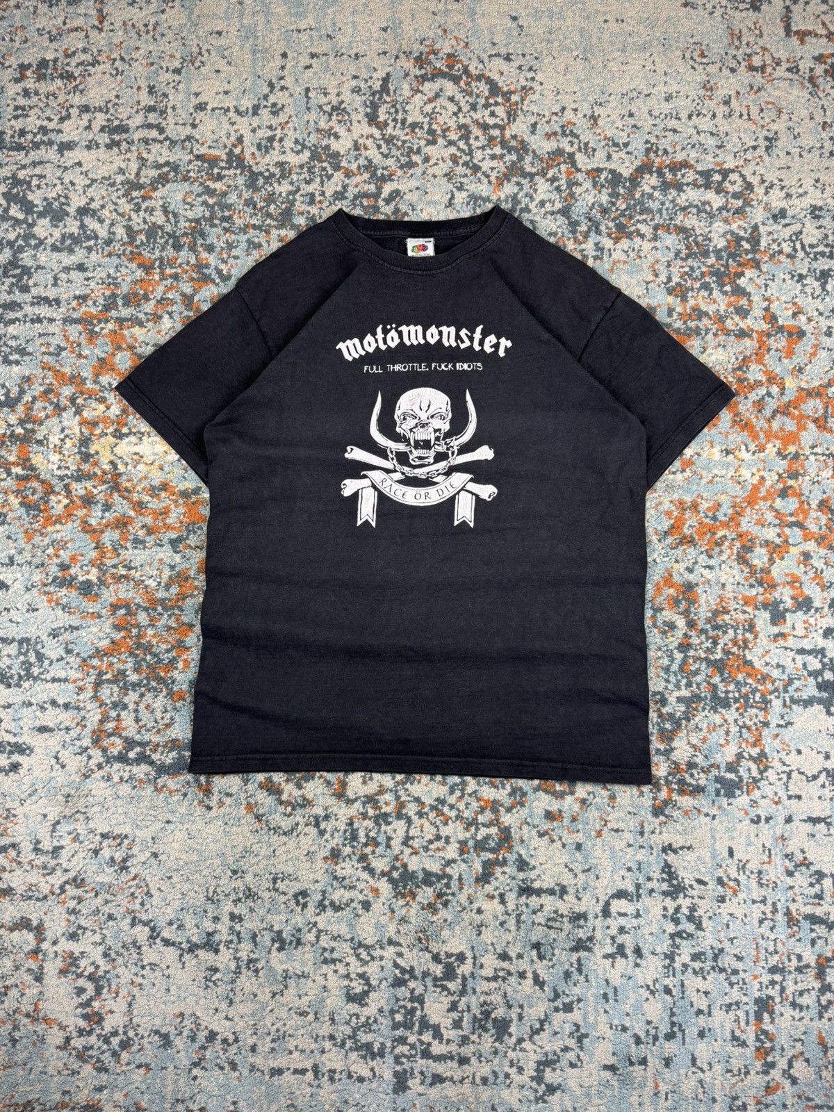 Vintage Vintage 00s Motomonster motorcycle chopper motorhead racing Size US M / EU 48-50 / 2 - 1 Thumbnail