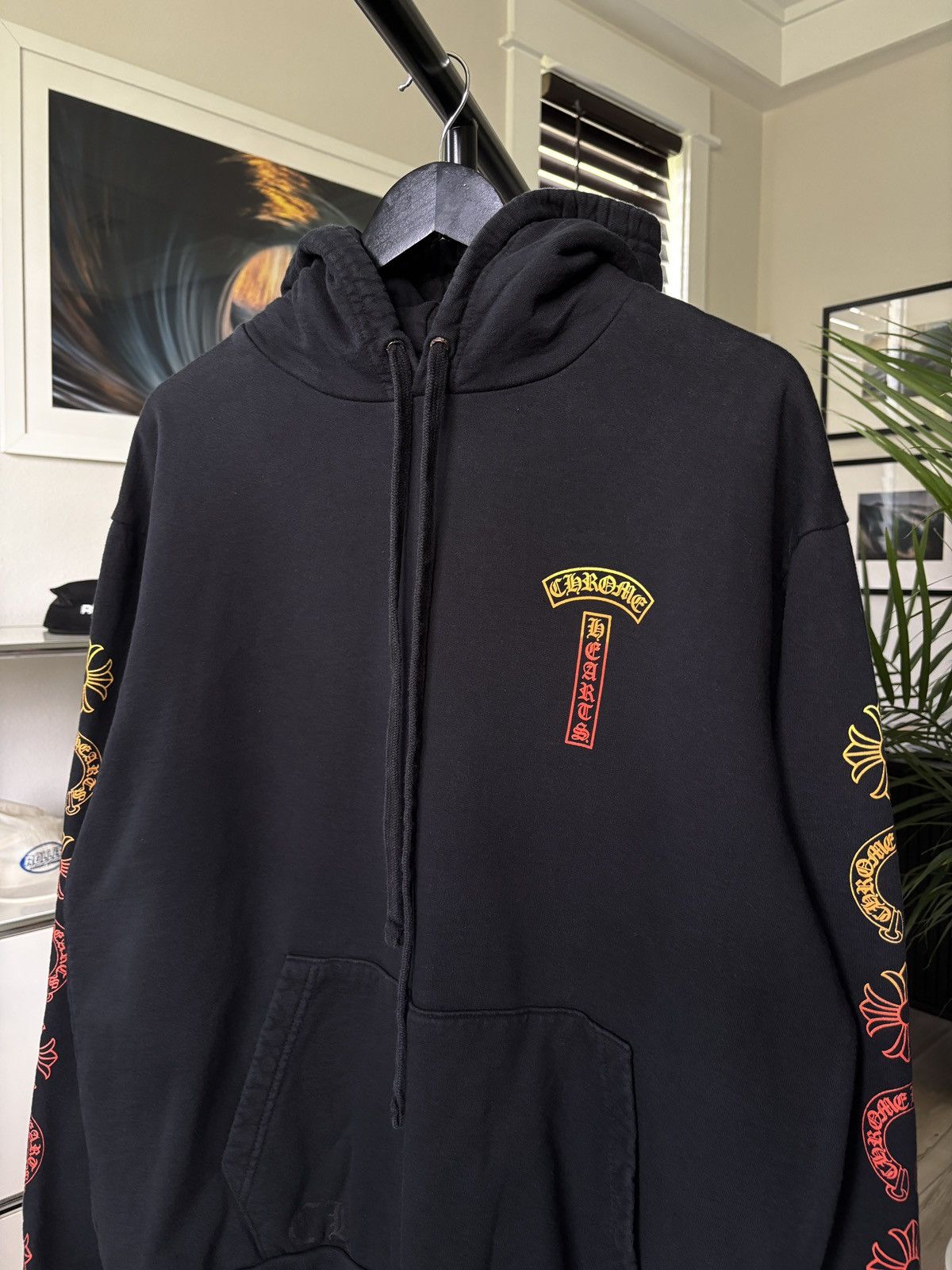 Chrome Hearts CHROME HEARTS | SUNSET T BAR LOGO HOODIE Size US M / EU 48-50 / 2 - 4 Thumbnail