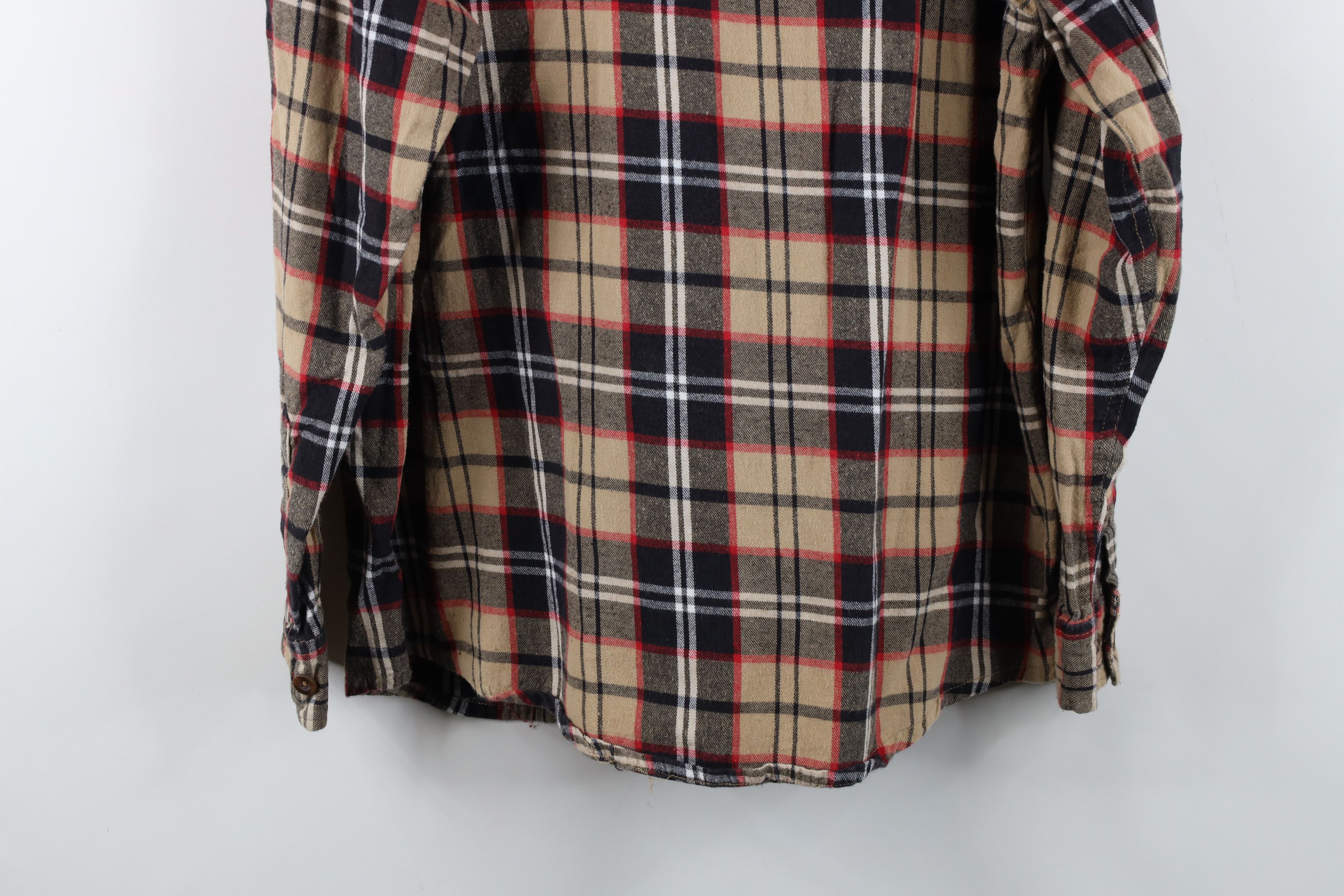Vintage Vintage 90s Streetwear Flannel Collared Button Shirt Plaid Size US L / EU 52-54 / 3 - 13 Thumbnail