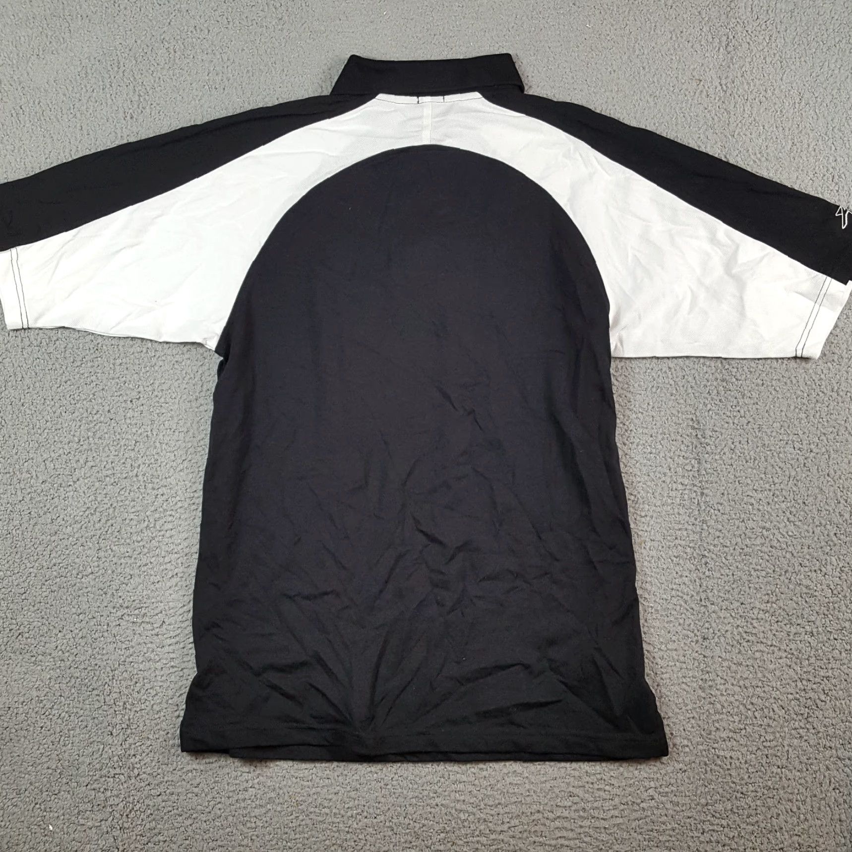 Vintage VINTAGE Ahead Polo Shirt Men Black Striped Breathable Lightweight Collared Size M Size US M / EU 48-50 / 2 - 7 Thumbnail