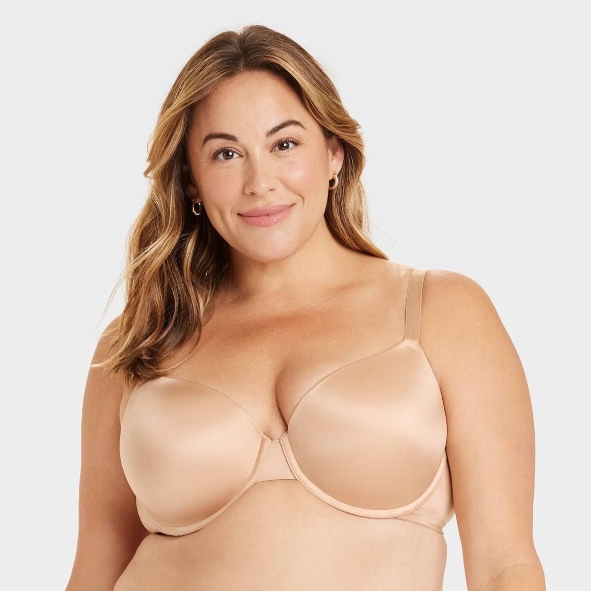 The Unbranded Brand Women's Demi T-Shirt Push-Up Bra - Auden Pearl Tan 40C Size ONE SIZE - 1 Thumbnail
