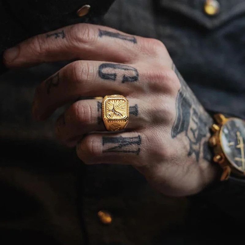 Jewelry × Vintage Eagle Signet Ring Size ONE SIZE - 1 Thumbnail