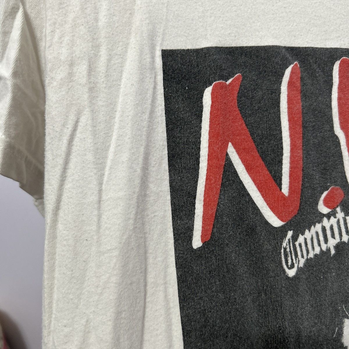 Next Level Apparel Next Level Apparel NWA White Graphic Tee Sz Medium - "Omar" Size US M / EU 48-50 / 2 - 9 Thumbnail