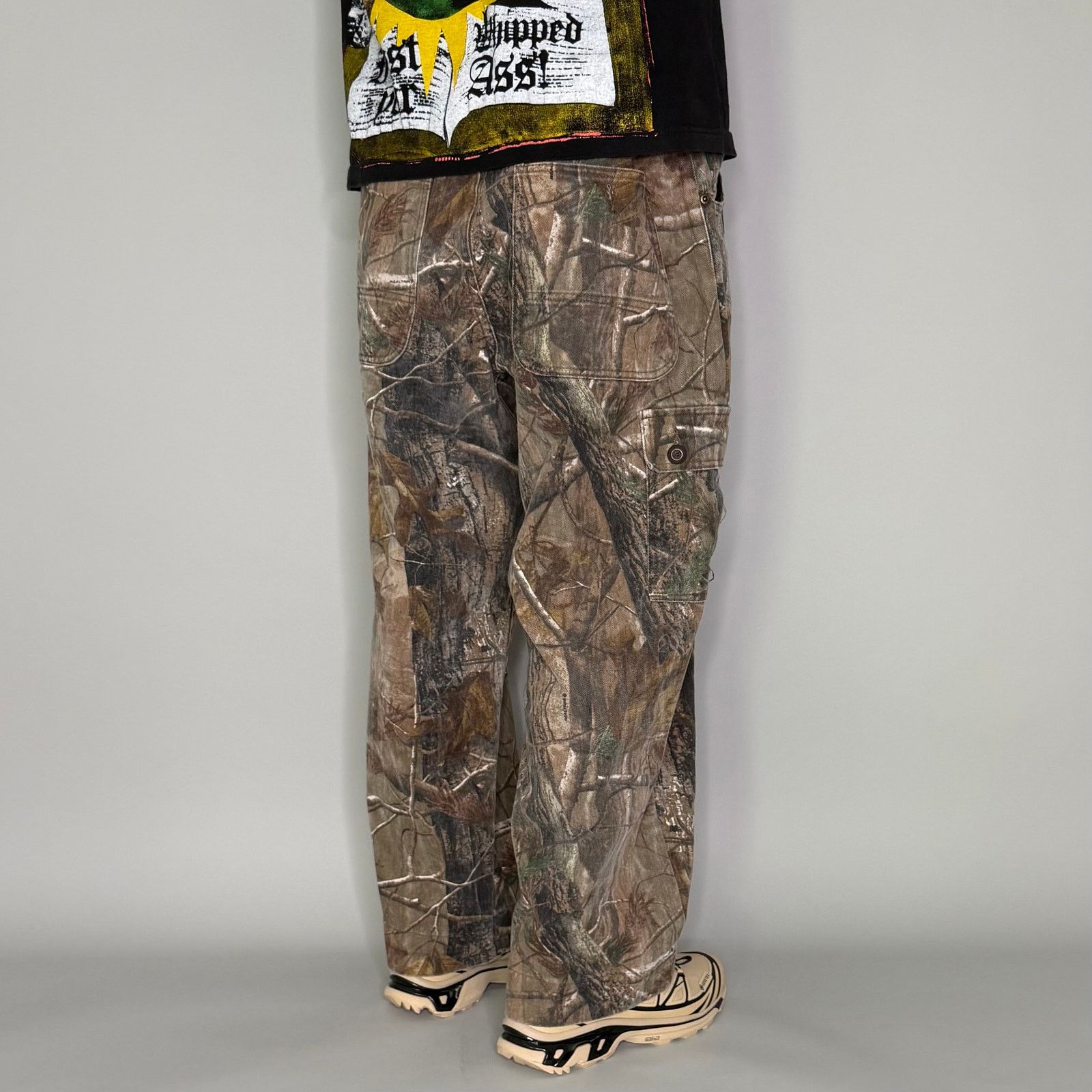 Cabelas Vintage 90s Cabelas Camo Jeans 42x28 Baggy Wide Real Tree Size US 42 / EU 58 - 4 Thumbnail