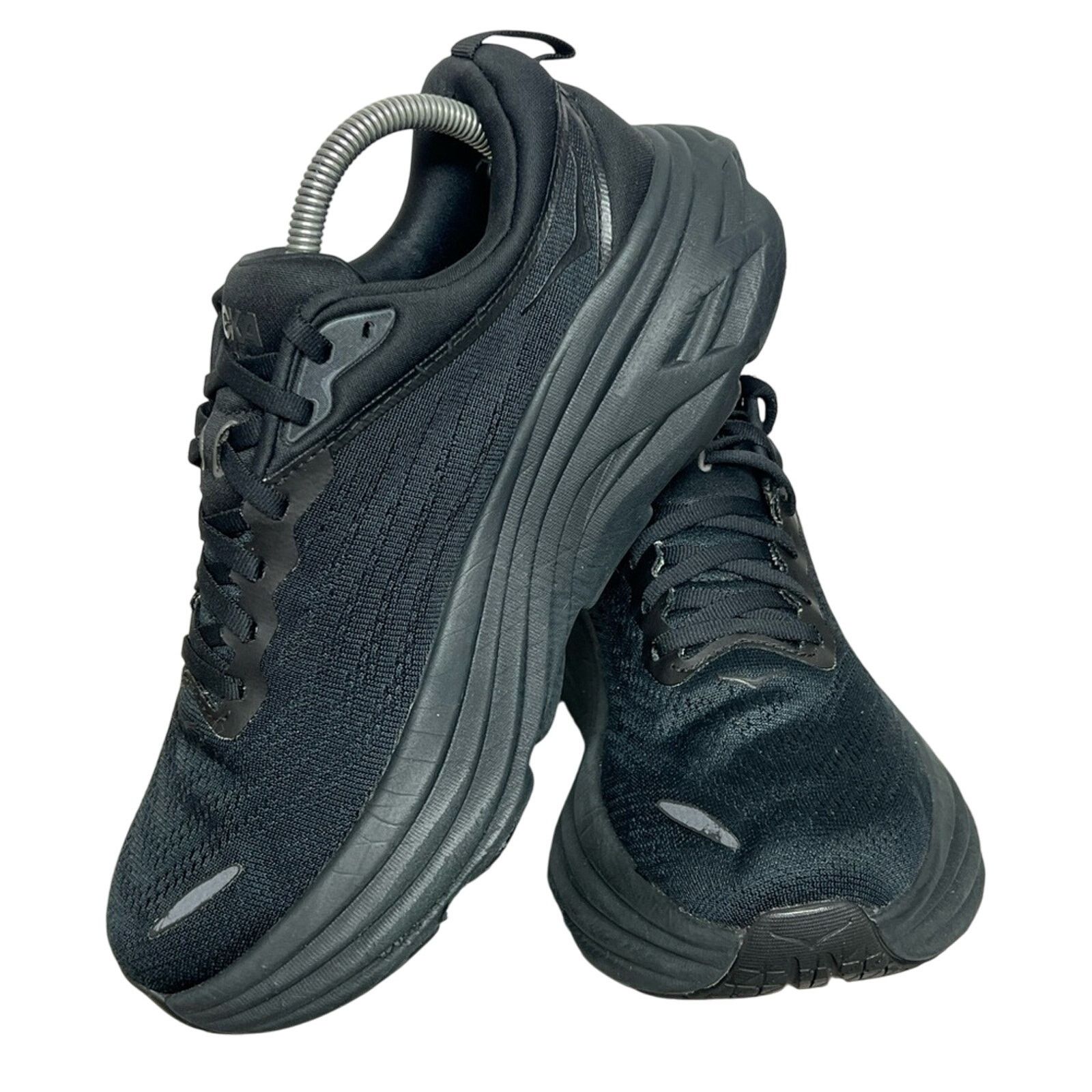 Hoka Hoka One Bondi 8 Women's Size 9 B Black Road Running Shoes Size US 9 / IT 39 - 4 Thumbnail