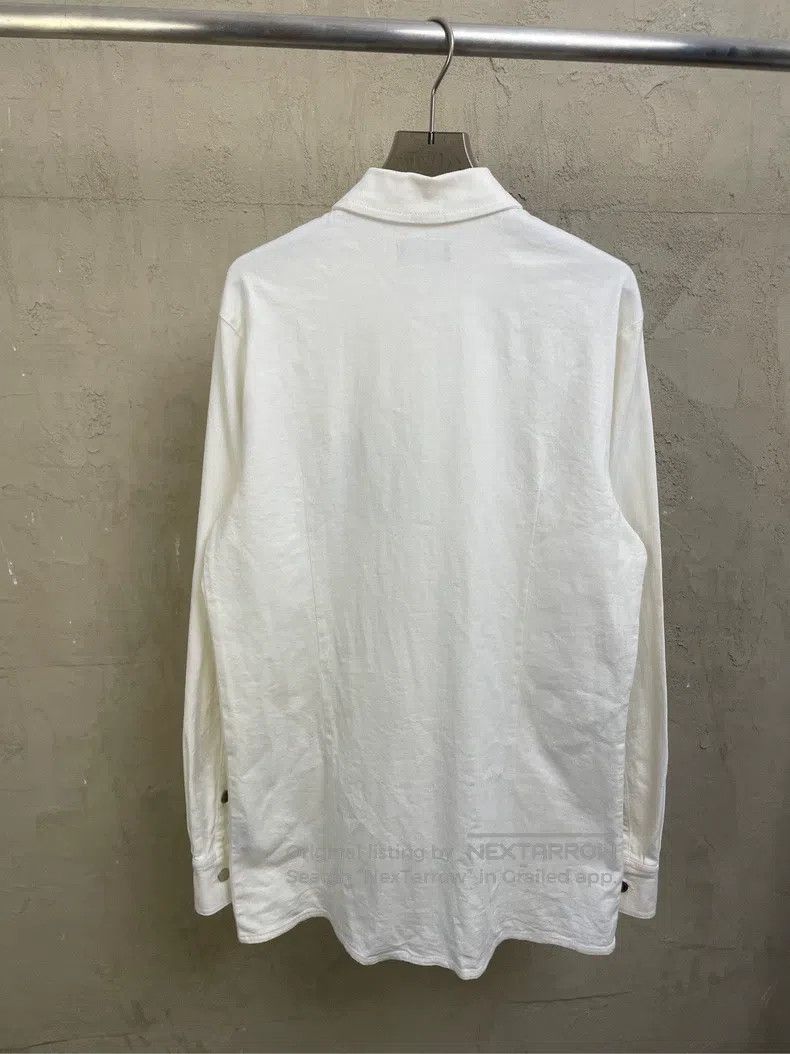 Raf Simons Raf Simons White leather logo portrait print long-sleeved Size US M / EU 48-50 / 2 - 3 Thumbnail