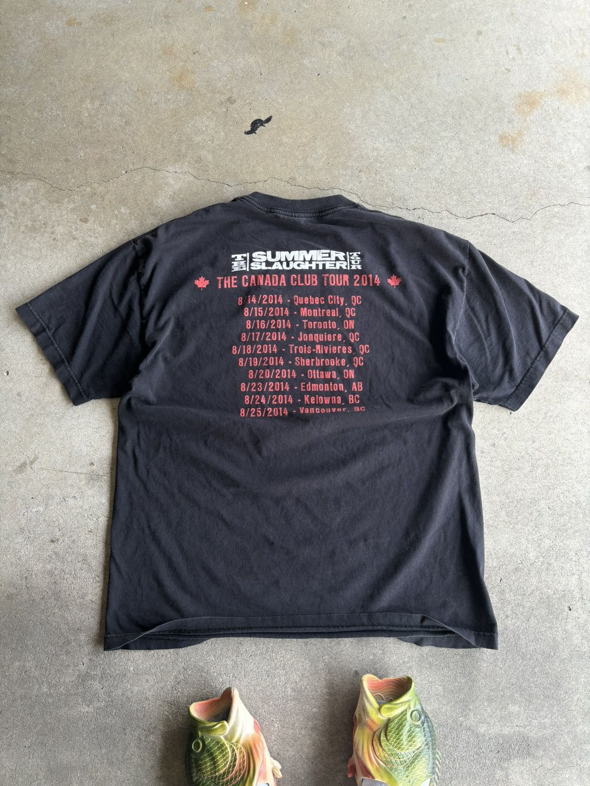 Band Tees Crazy Faded The Faceless Metal Summer Slaughter 2014 Fader Size US XL / EU 56 / 4 - 2 Thumbnail