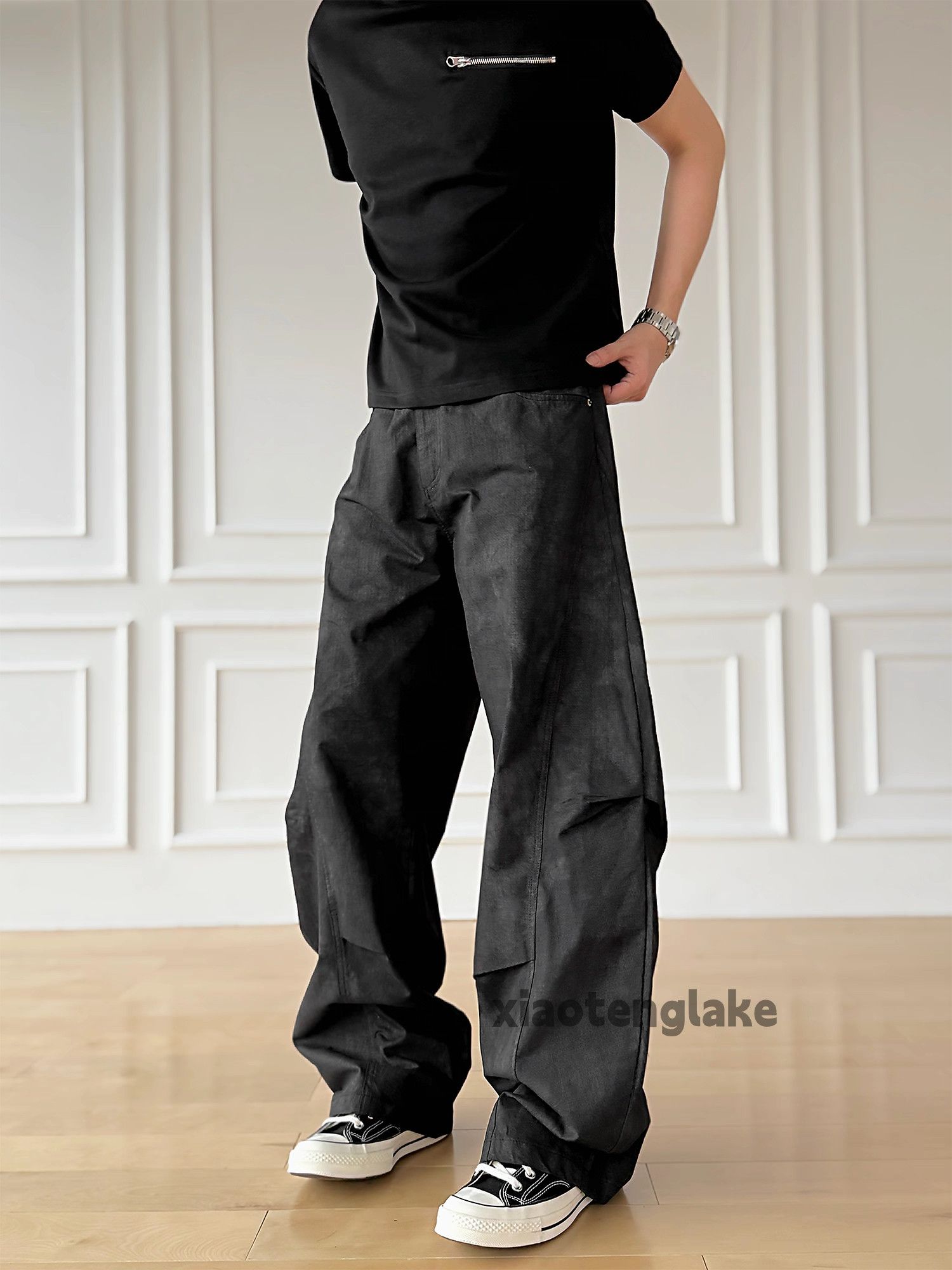 Vintage Unisex utility loose baggy hiphop faded cargo pants Size US 28 / EU 44 - 8 Thumbnail