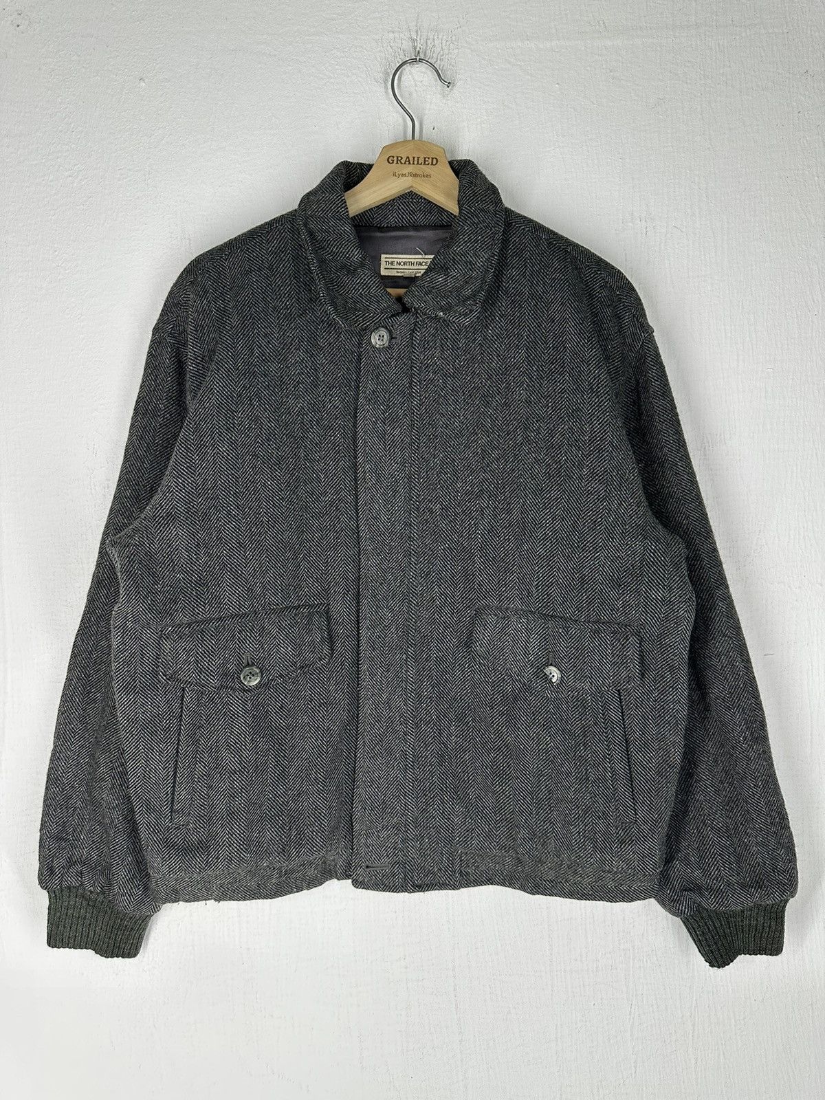 The North Face Vintage TNF The North Face Worker Wool Jacket Size US L / EU 52-54 / 3 - 2 Thumbnail