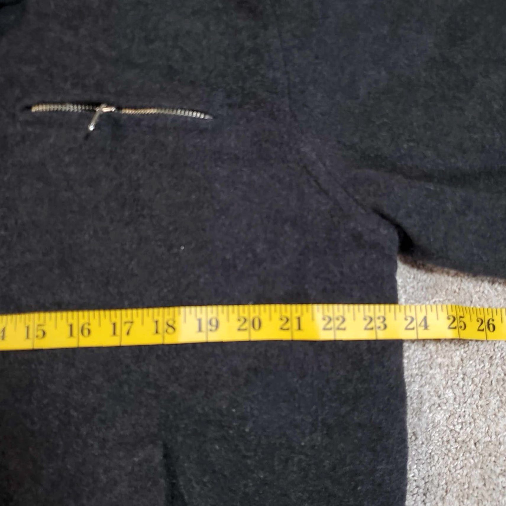 Vintage VINTAGE Fargo Mining Supply Jacket Unisex Adults Medium Black Wool Full Zip Overcoat M Size US M / EU 48-50 / 2 - 4 Thumbnail