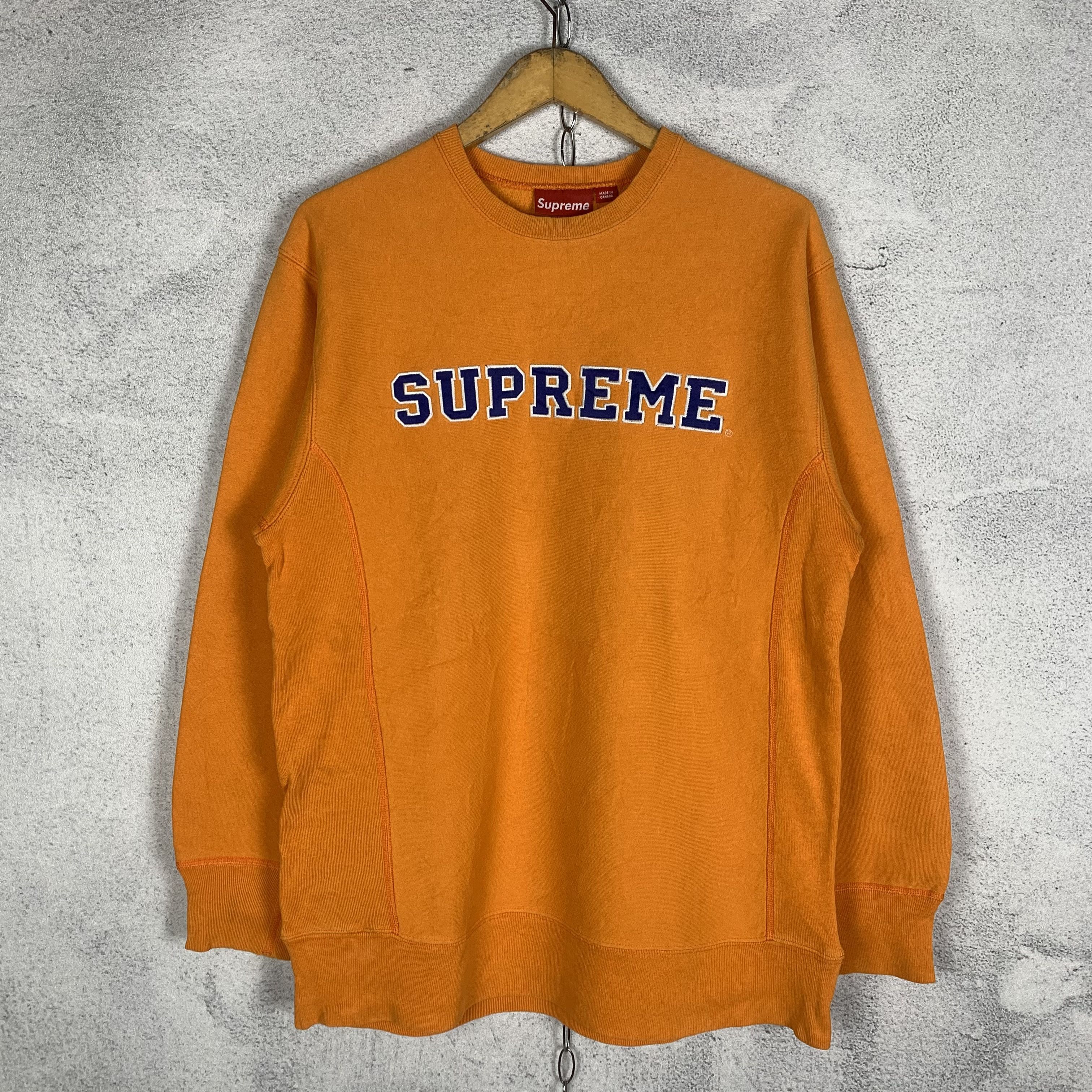 Supreme 新品未着用 Ribbed Velour Crewneck 本物 Supreme Ribbed Velour Crewneck (FW17)