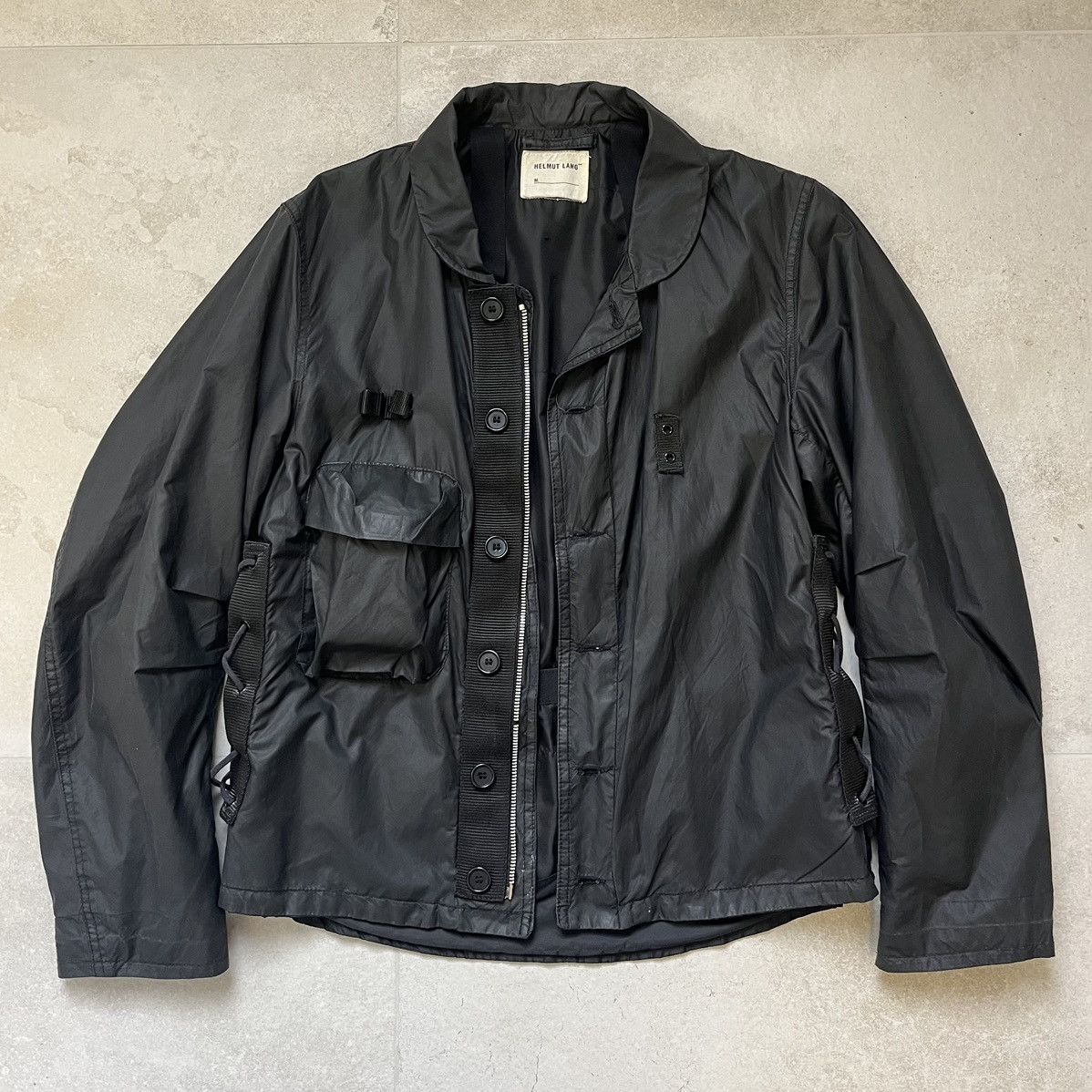 Helmut Lang ss00 Flak M69 Bondage Jacket | Grailed