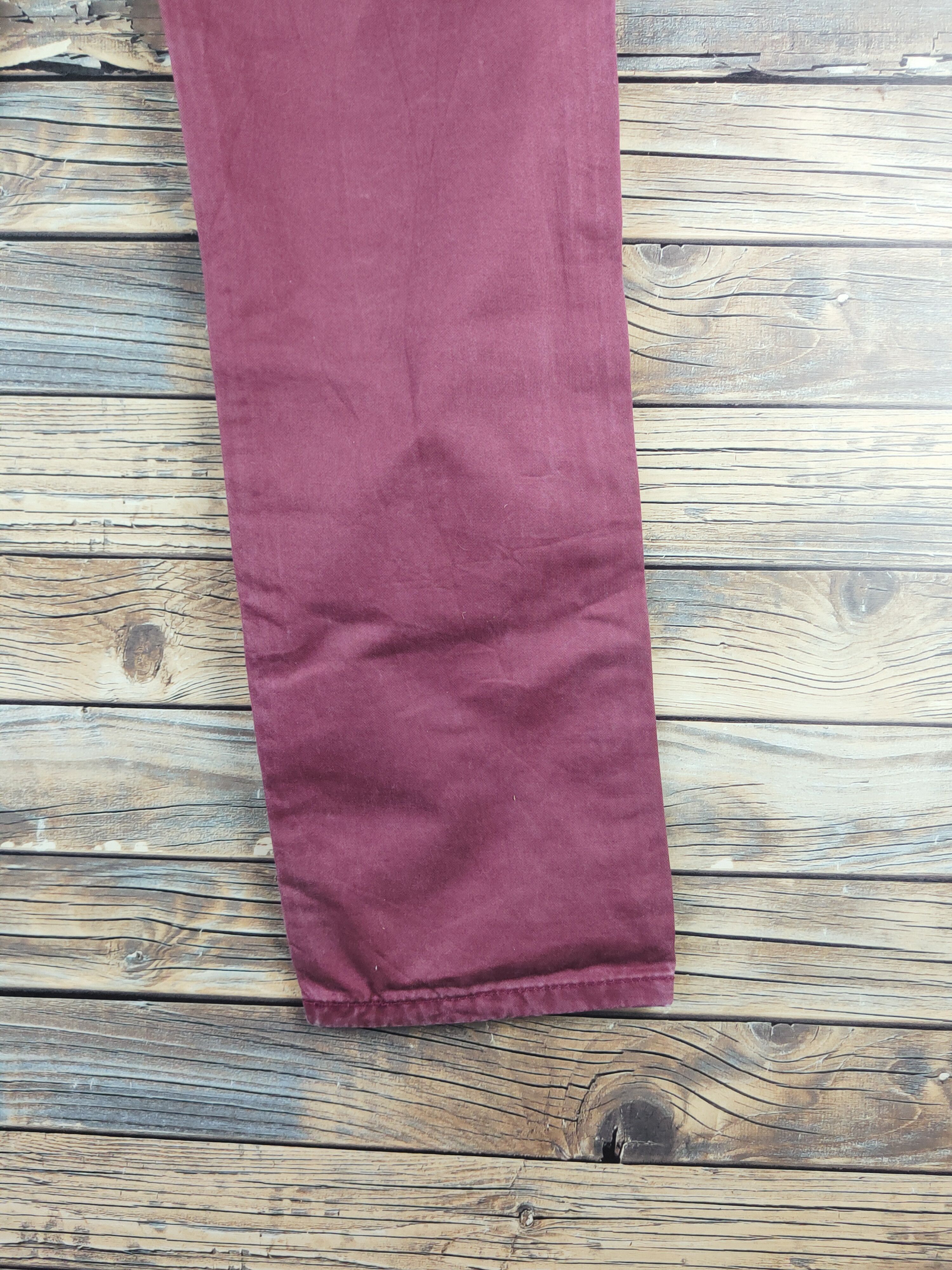 Levi's 511 Levi's Maroon Multipocket Casual Pants #S2807 Size US 31 - 12 Thumbnail