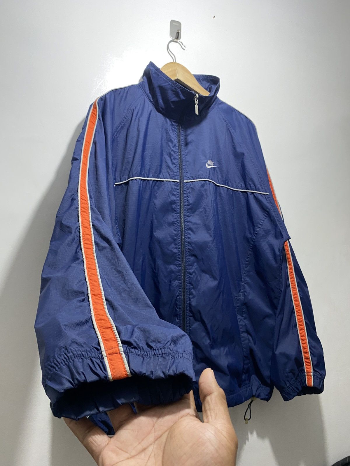 Nike VINTAGE y2k NIKE TRACK ZIP-UP NYLON JACKET Size US L / EU 52-54 / 3 - 6 Thumbnail