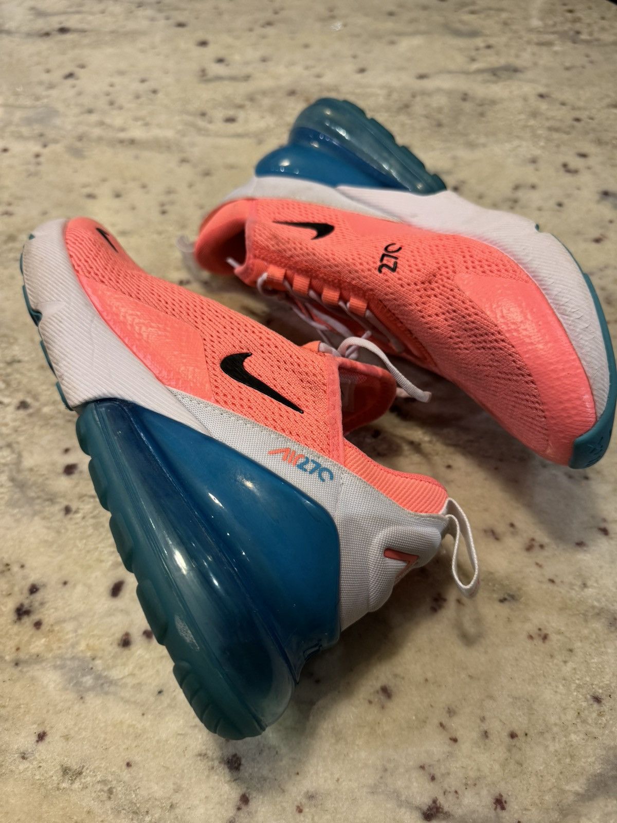 Nike Footwear Womens Nike Air Max 270 Lava Glow Lava Glow Pink And