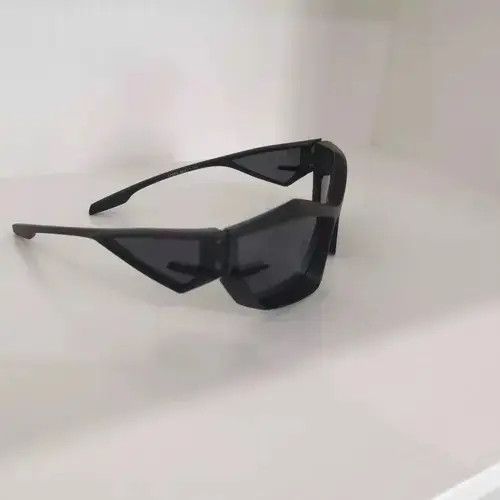 VIBE Cyber Black Sunglasses Retro Punk Archive Cosplay Jewelry Size ONE SIZE - 3 Thumbnail