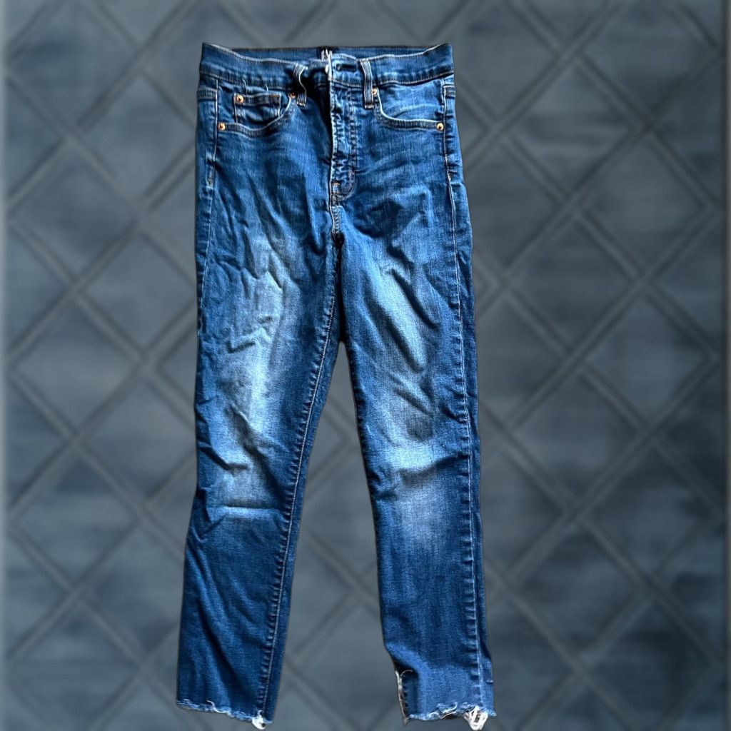 Gap Gap Jeans Skinny Denim 27 Women Blue Light Wash Stretch Inseam 23 30.5? Size 27" / US 4 / IT 40 - 1 Thumbnail
