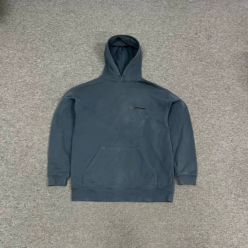 Balenciaga Balenciaga Embroidered Logo hooded sweater Size US XS / EU 42 / 0 - 1 Thumbnail