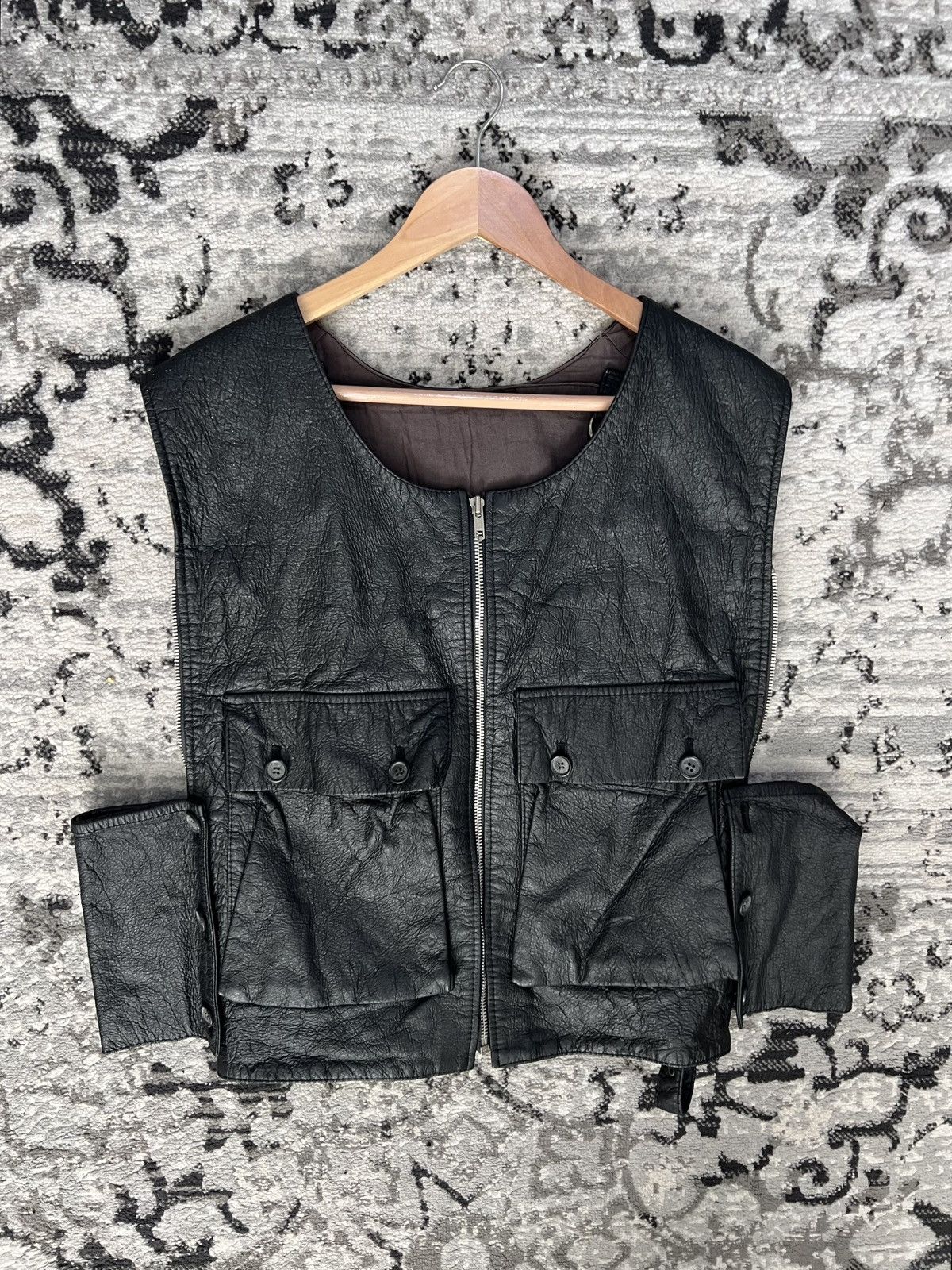 Yohji Yamamoto Yohji yamamoto aw82 capybara leather vest Size US M / EU 48-50 / 2 - 8 Thumbnail