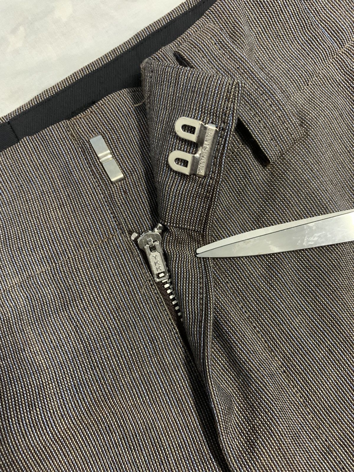 Comme des Garcons AD2002 Junya Watanabe Comme Des Garcons Wool Flared Pants Size US 29 - 5 Thumbnail