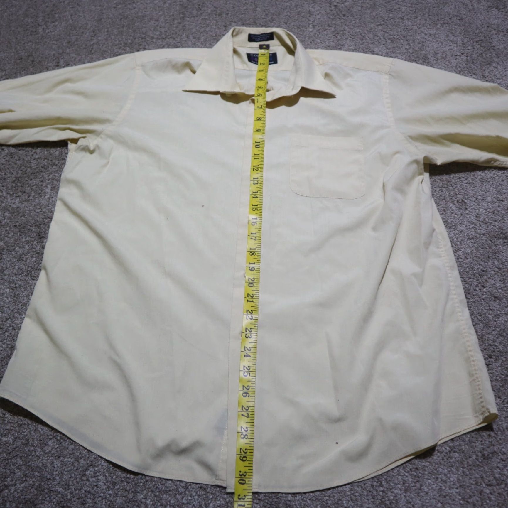 Alexander Julian Alexander Julian Shirt Men L Yellow long sleeve cotton Size US L / EU 52-54 / 3 - 6 Thumbnail