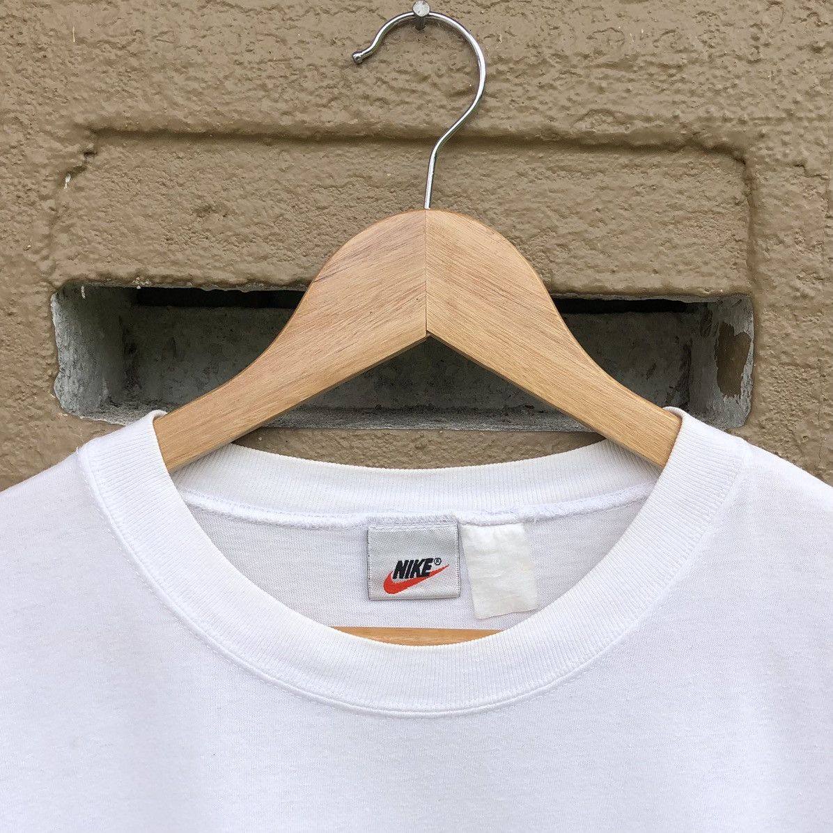 Nike Vintage 90s Nike STICK Hockey White Tee Size US M / EU 48-50 / 2 - 2 Thumbnail