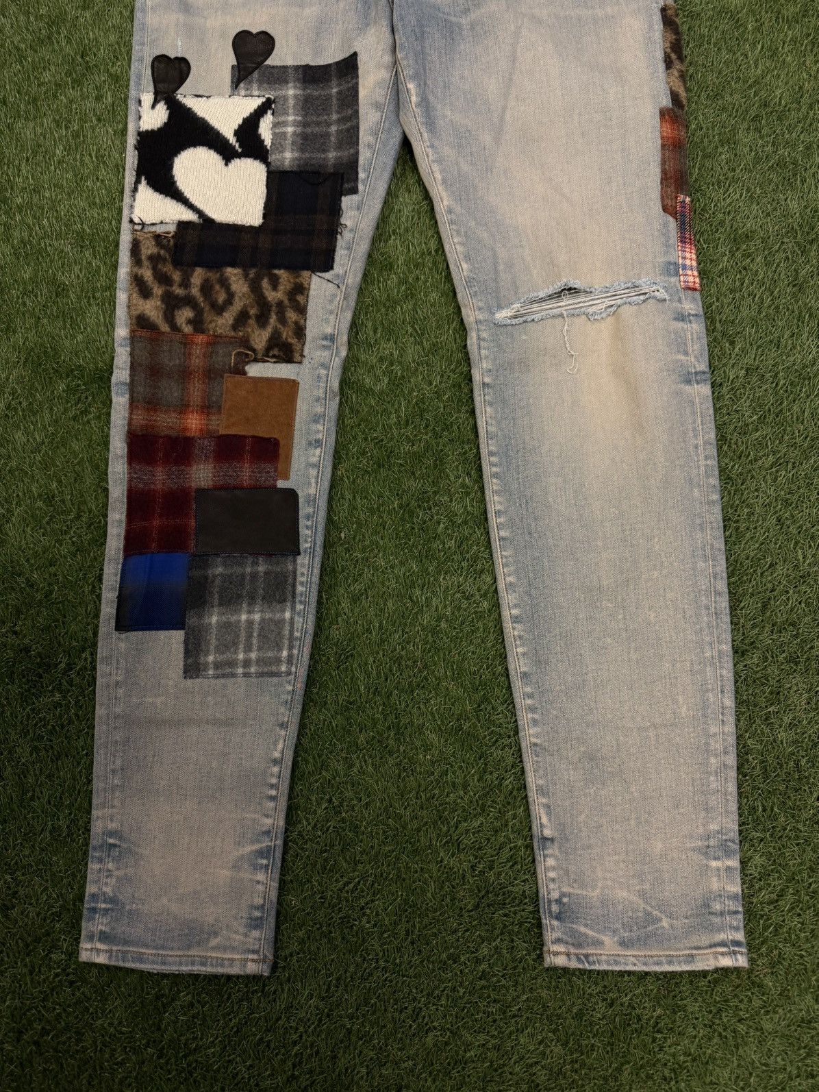 Amiri Amiri Art Patch Denim Pants Size 36 CLEAN 🧼 Size US 36 / EU 52 - 3 Thumbnail