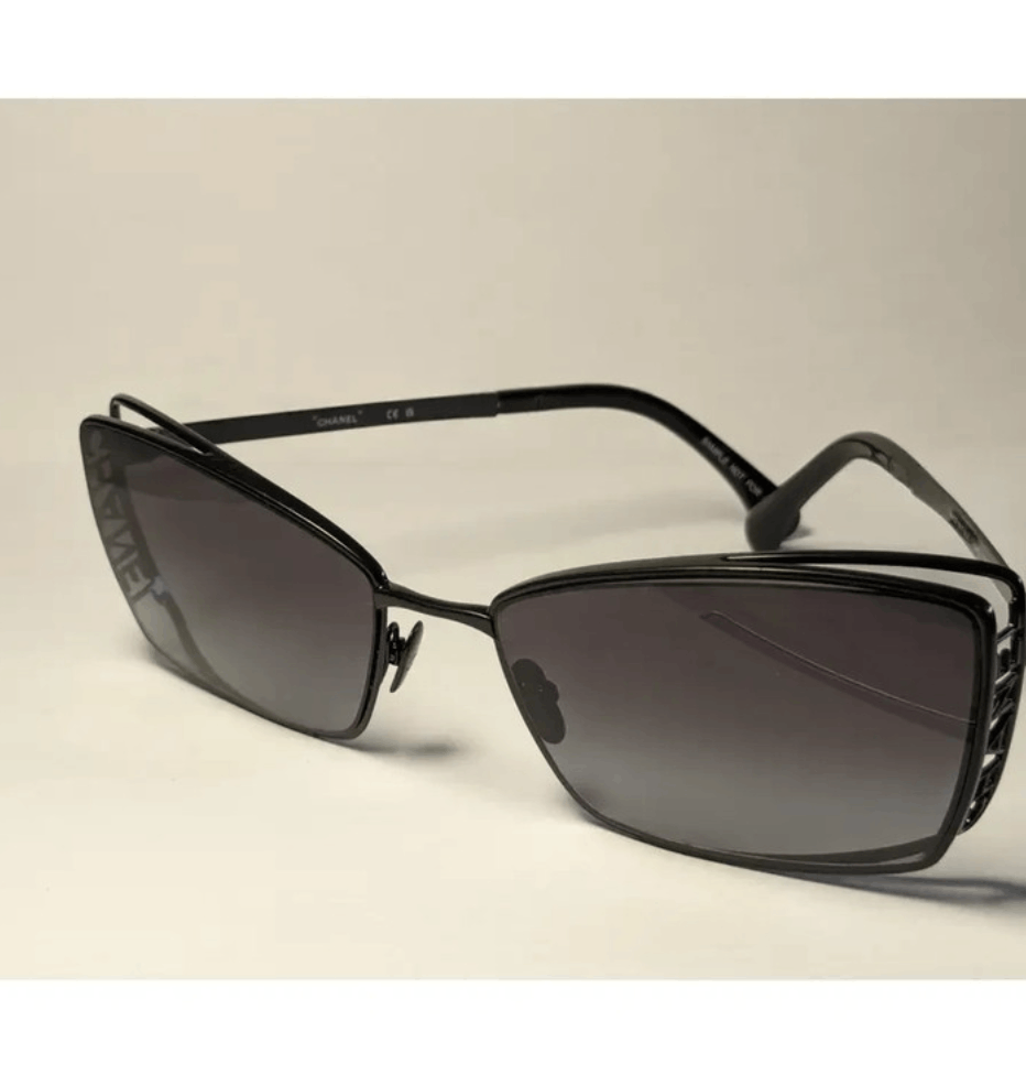 Chanel × Vintage CHANEL SUNGLASSES CC LOGO ICONIC 4017 Mask RI861 Size ONE SIZE - 2 Thumbnail
