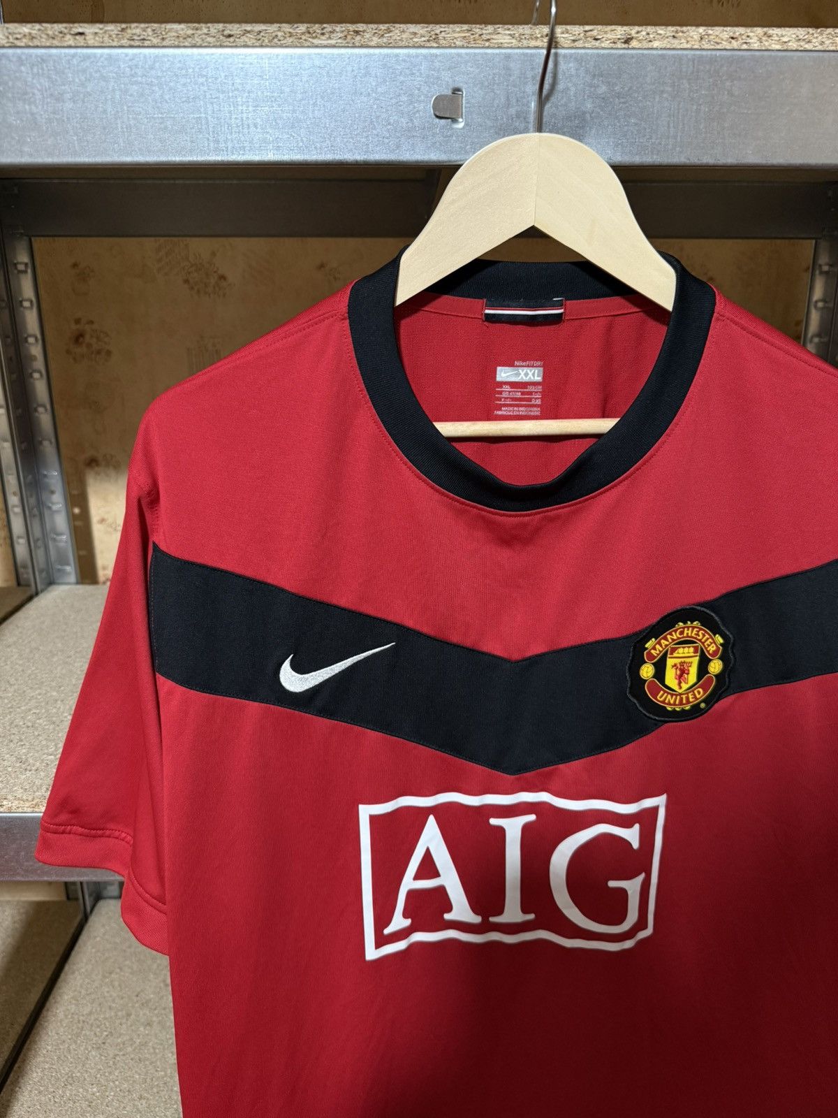 Nike × Vintage Nike 2009 2010 Manchester United Giggs Home Soccer Jersey Size US XXL / EU 58 / 5 - 4 Thumbnail
