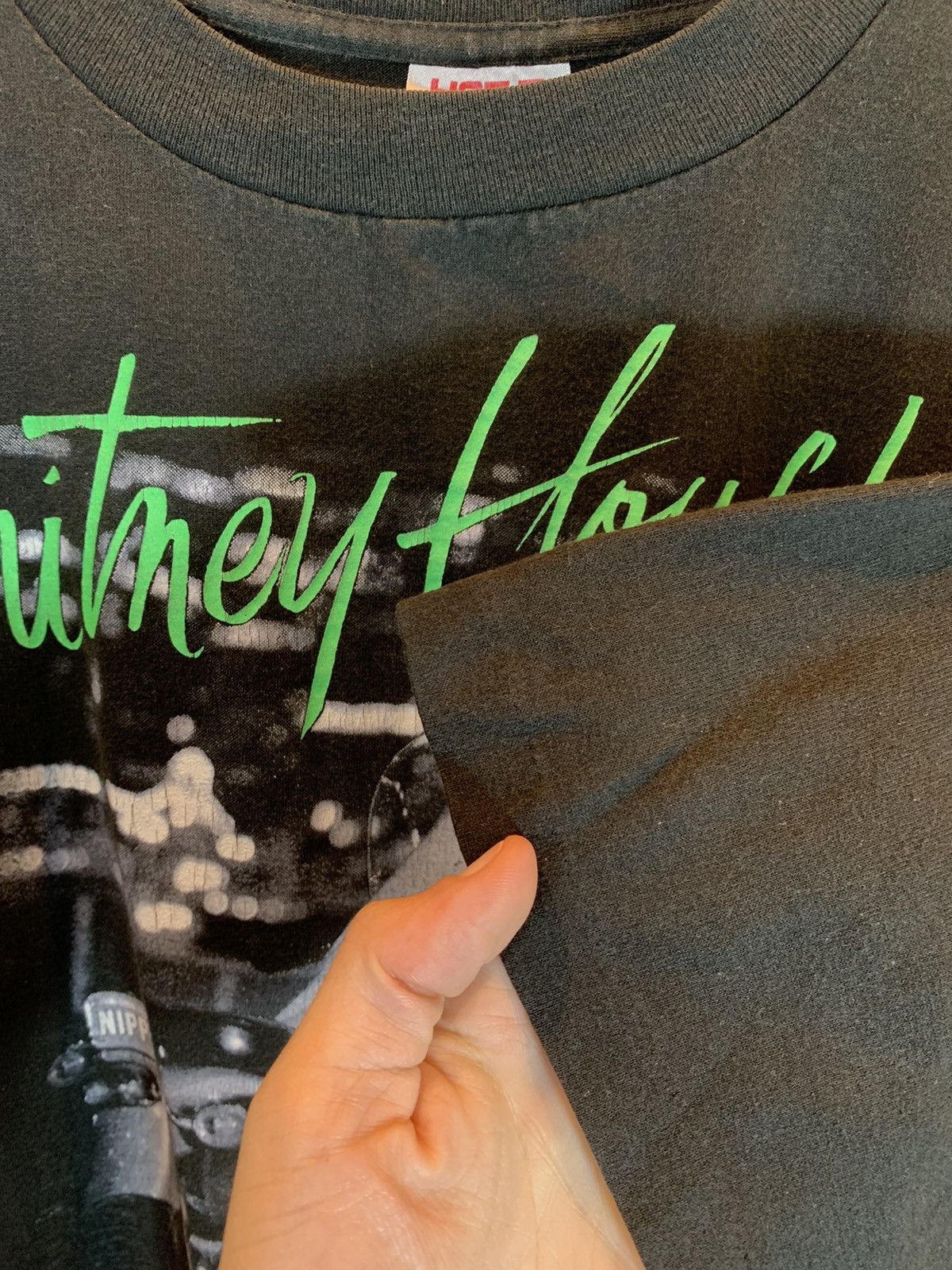 Band Tees × Rap Tees × Vintage RARE Vintage 1991 Whitney Houston Im Your Baby Tonight Shirt Size US XXL / EU 58 / 5 - 4 Thumbnail