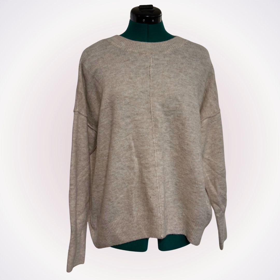 Vince Camuto Vince Camuto Oversized Beige Sweater | Sz S Size S / US 4 / IT 40 - 1 Thumbnail