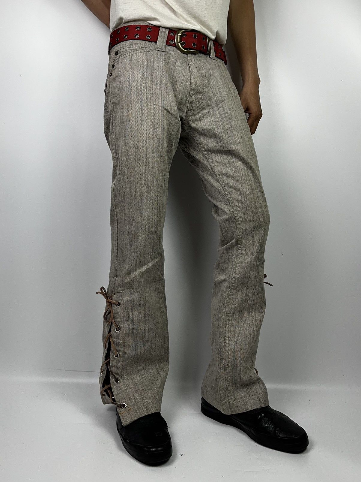 If Six Was Nine lace up male&co pant ifsixwasnine vkei style Size US 30 / EU 46 - 10 Thumbnail