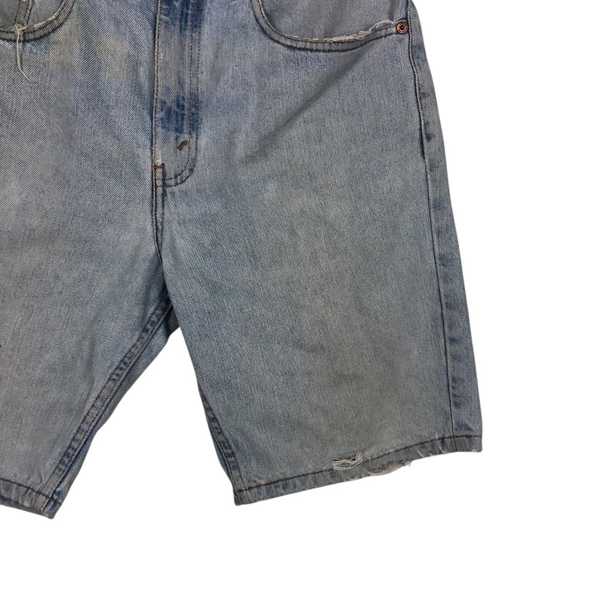 Levi's 📌Vintage Short Denim Jeans Levi's Lot 505 Biker Style Size US 32 / EU 48 - 6 Thumbnail