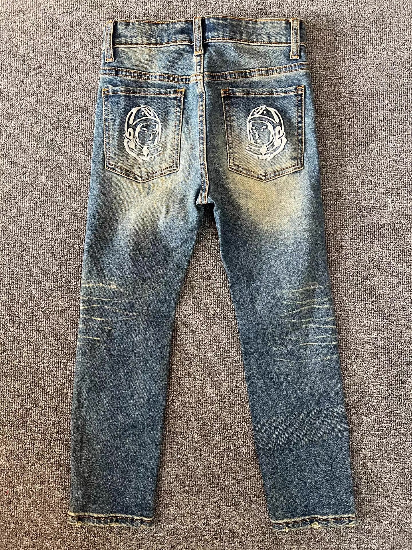 Billionaire Boys Club BBC KIDS Children's Washed Brushed Distressed Jeans Q7 Size US 26 / EU 42 - 2 Thumbnail