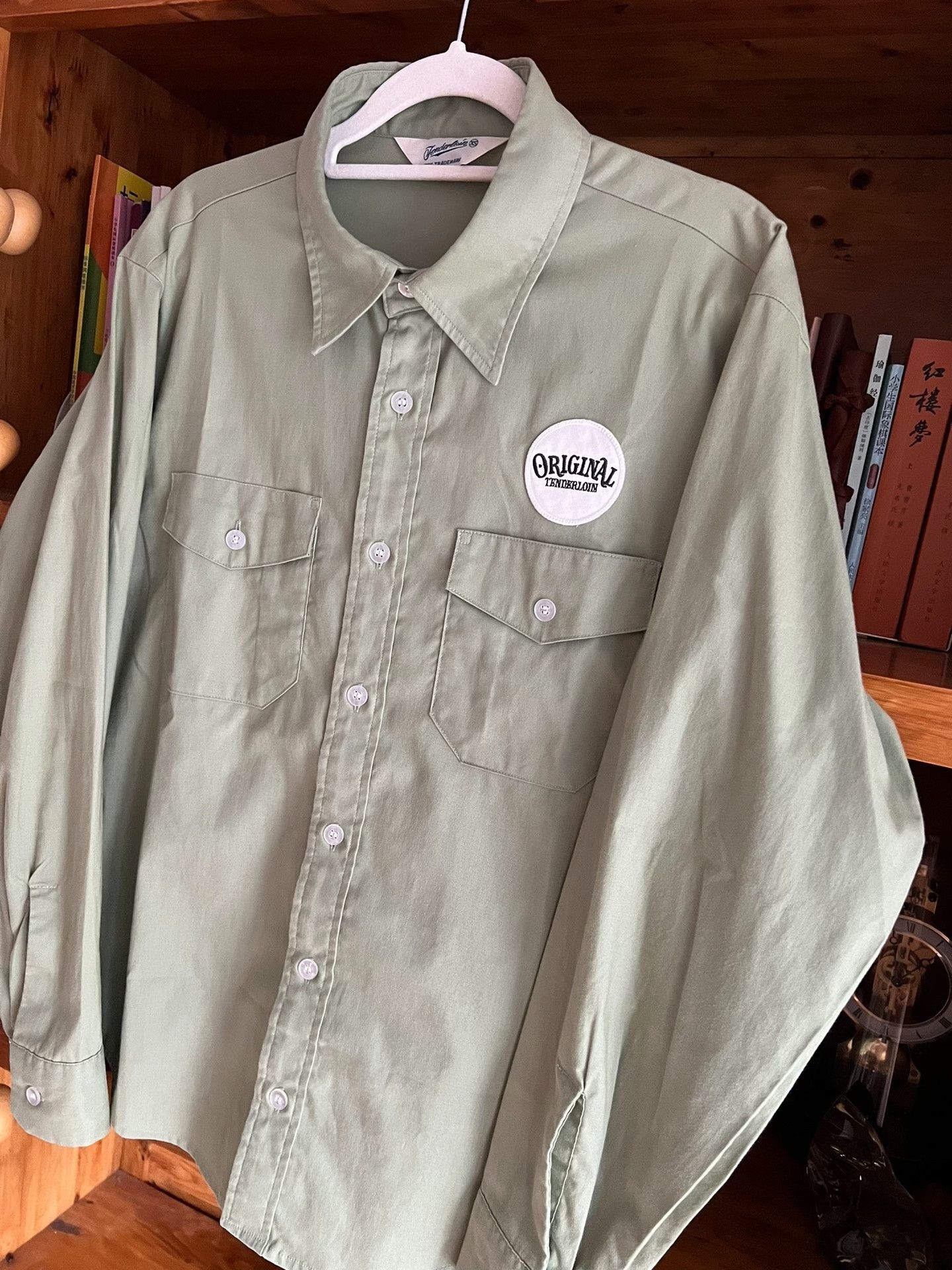 Tenderloin Tenderlion Vintage Olive Green Work Shirt Size US XS / EU 42 / 0 - 3 Thumbnail