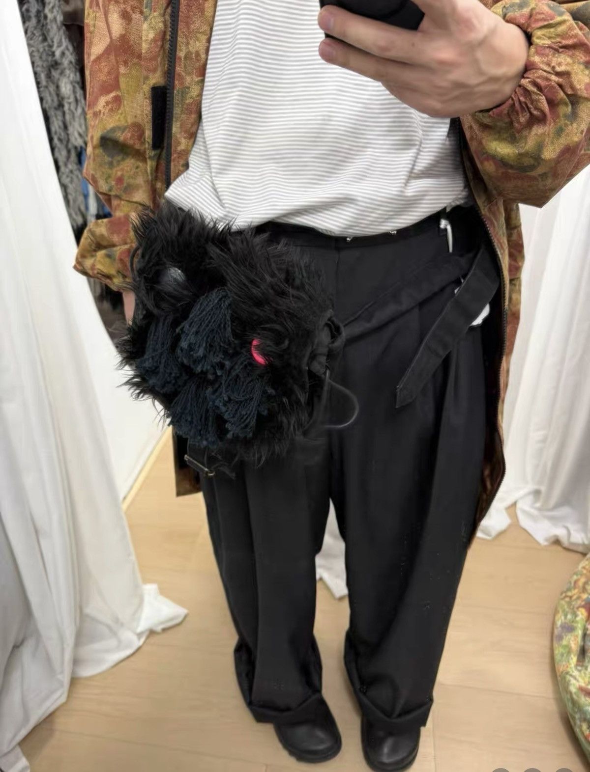 Christopher Nemeth NEMETH Furry Waist Bag Size ONE SIZE - 6 Thumbnail