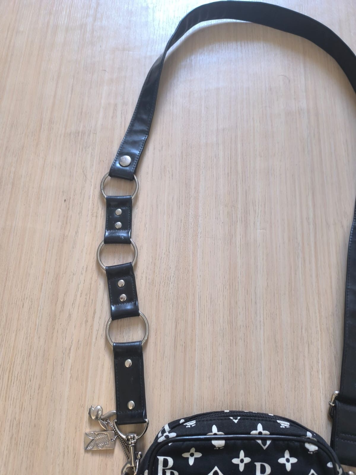 Playboy × Vintage Playboy Monogram Vintage Bondage Strap Shoulder-Hip Bag Size ONE SIZE - 4 Thumbnail