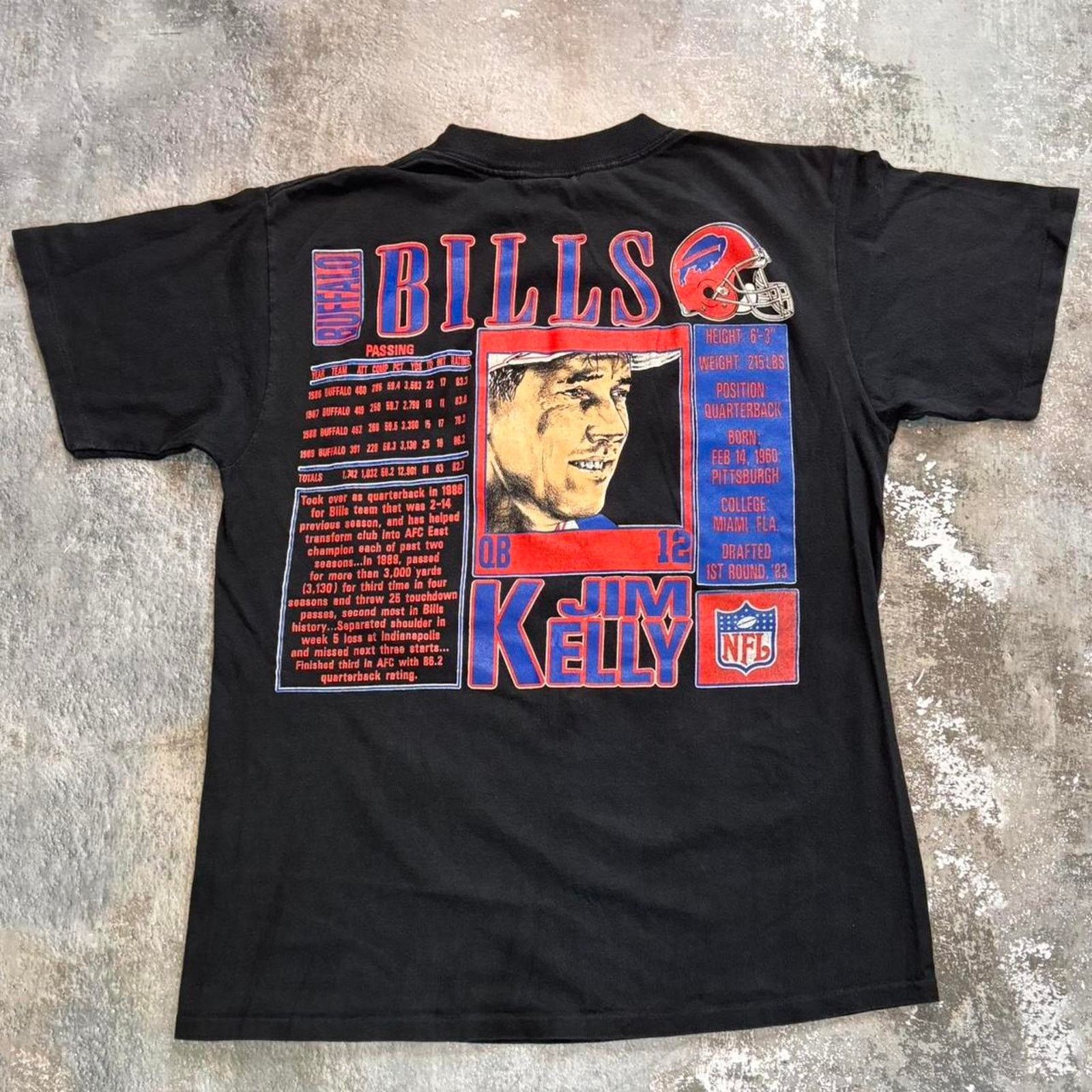 NFL × Nutmeg × Vintage Vintage 90s Jim Kelly Buffalo Bills Shirt Nutmeg Size Large Size US L / EU 52-54 / 3 - 2 Thumbnail